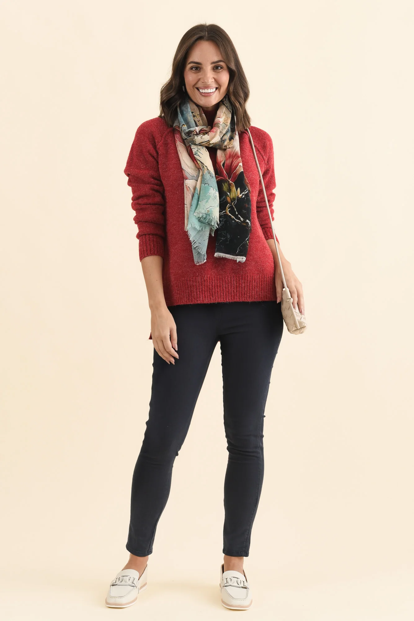 Finn Red Knit Jumper - Image 3