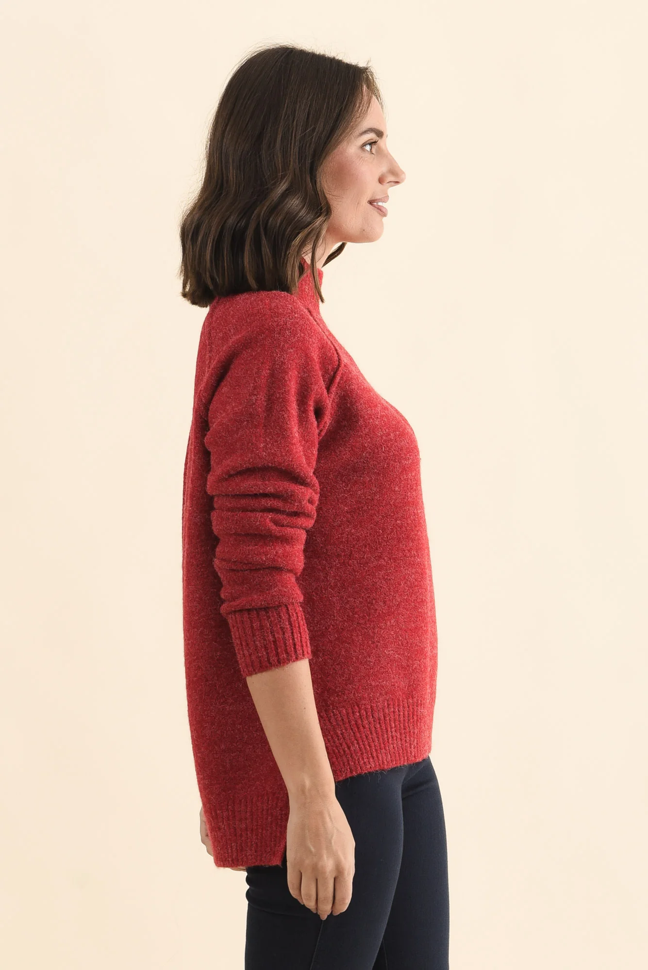 Finn Red Knit Jumper - Image 4