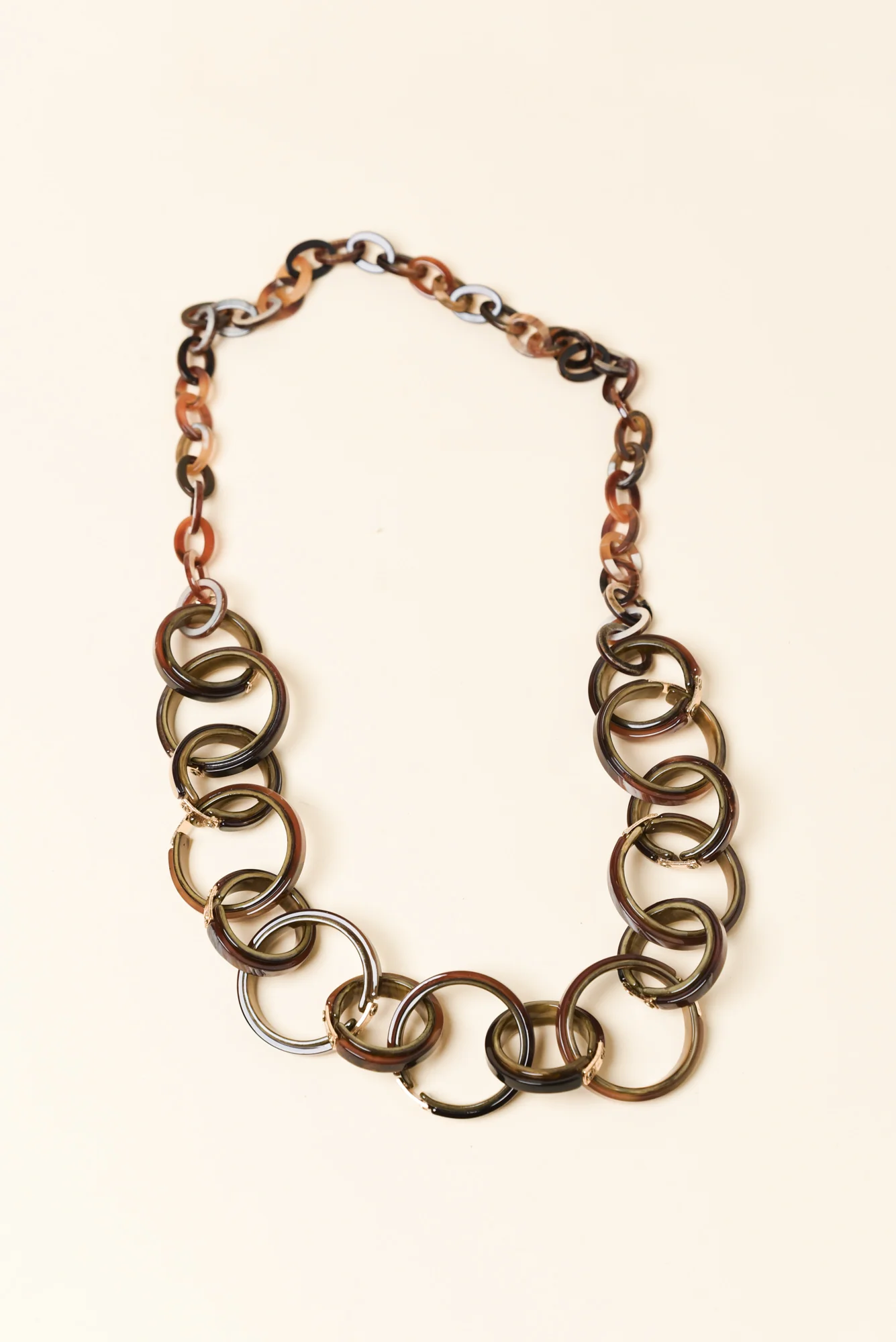 Foster Brown Linked Necklace