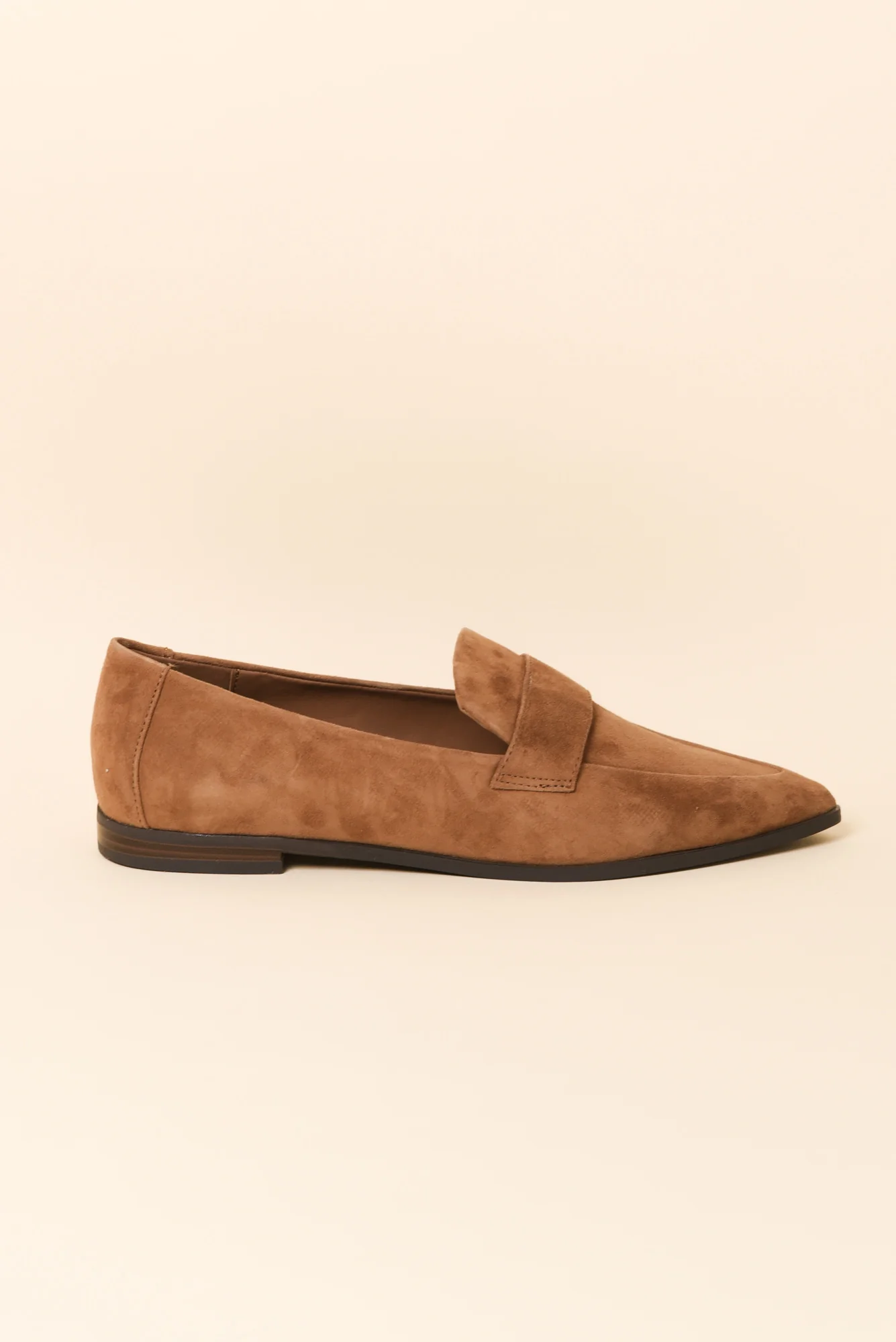 France Tan Suede Loafer