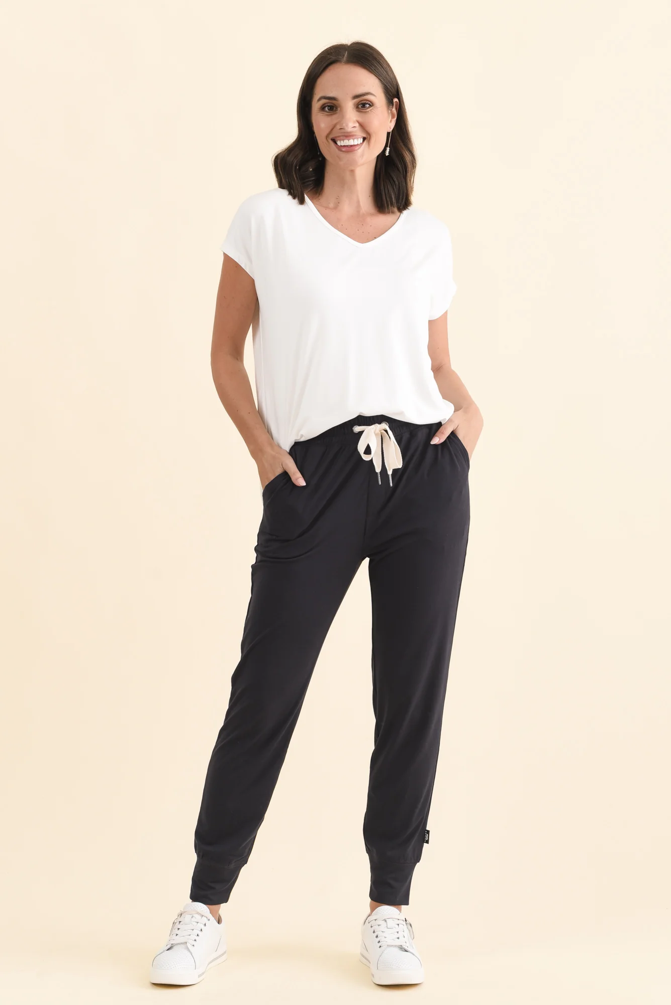 Freedom Dark Navy Drawstring Sweatpants - Image 3