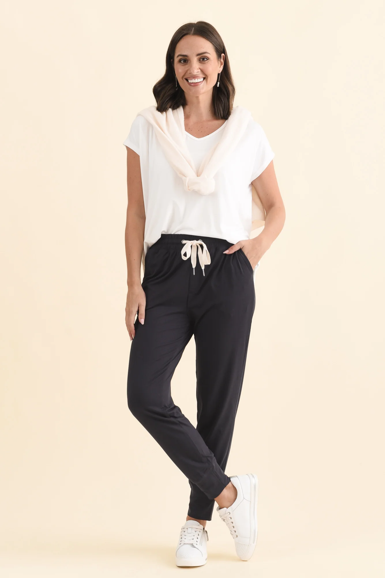 Freedom Dark Navy Drawstring Sweatpants - Image 7
