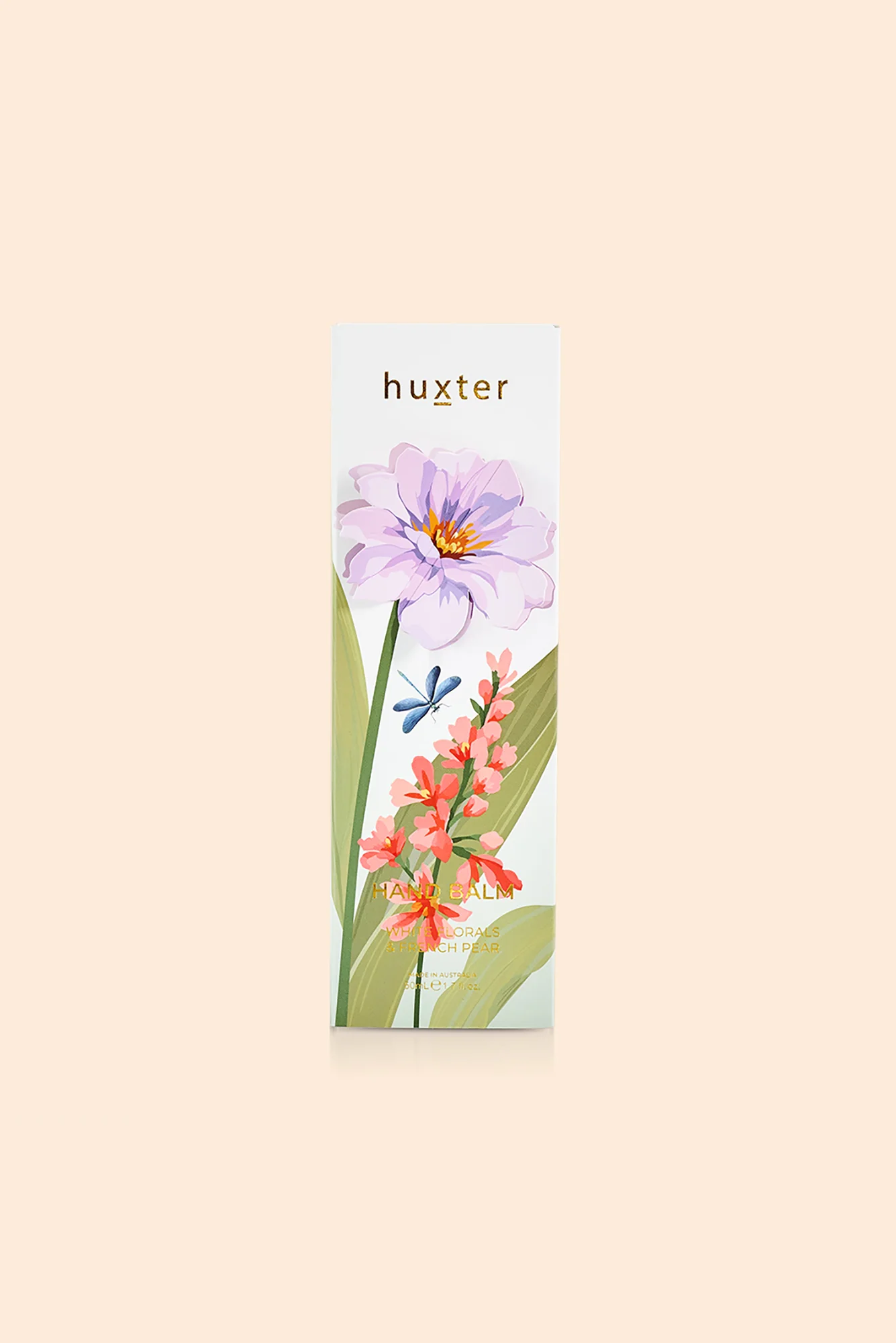 French Pear Mauve Flower Hand Cream 50ml Gift Box