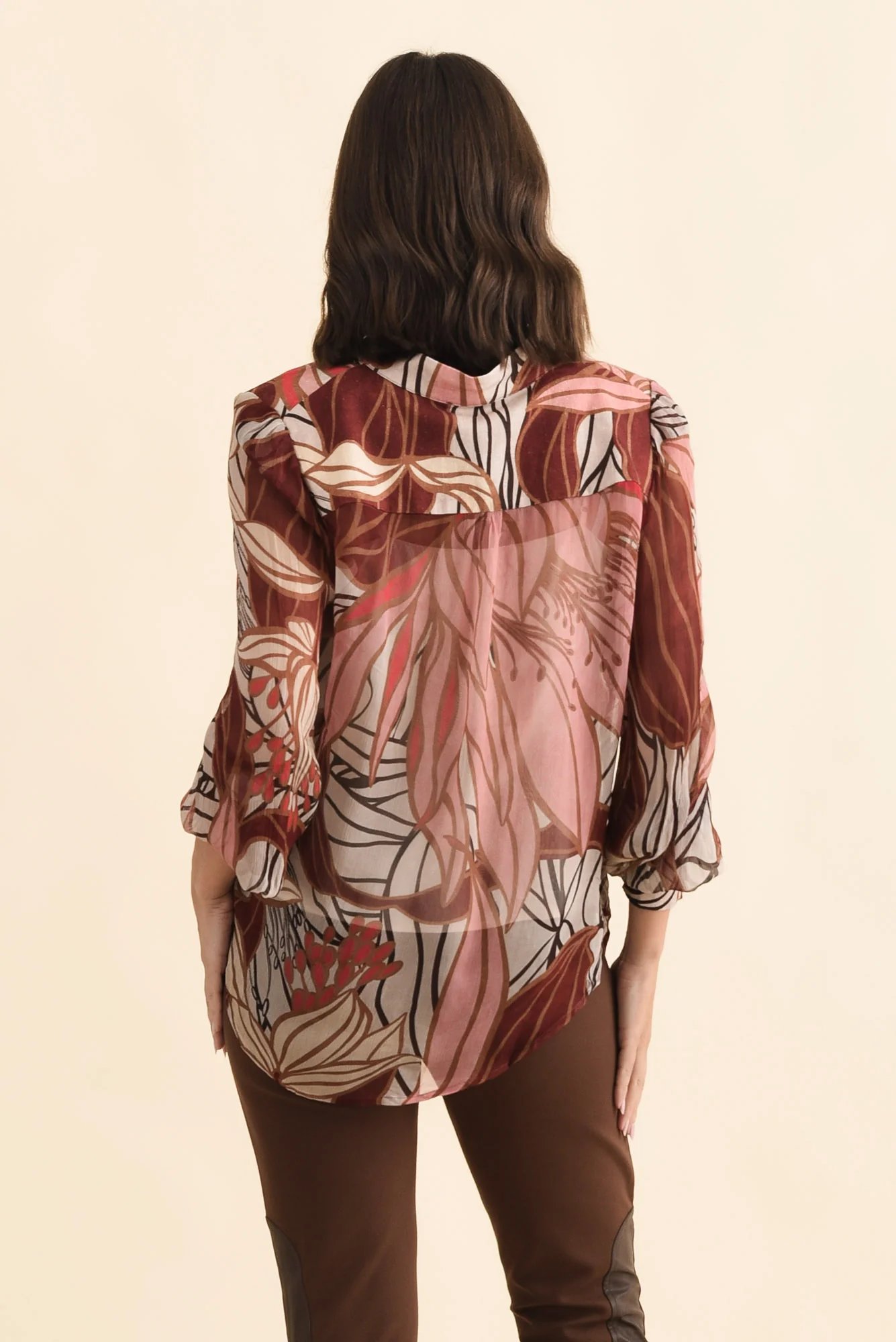 Freya Cathedral Botanic V Neck Blouse - Image 4