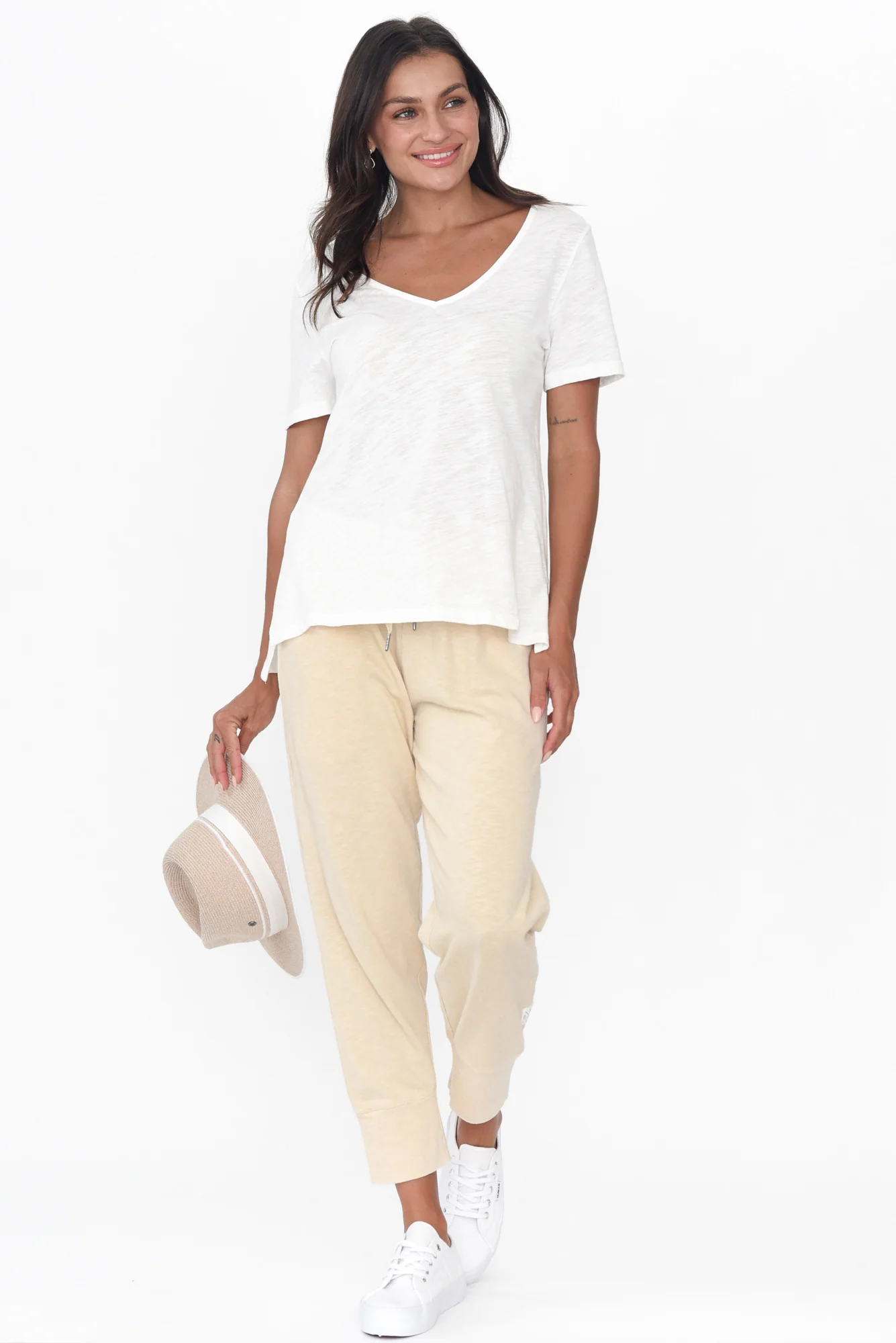 Fundamental Brunch Natural Cotton Sweatpants - Image 3