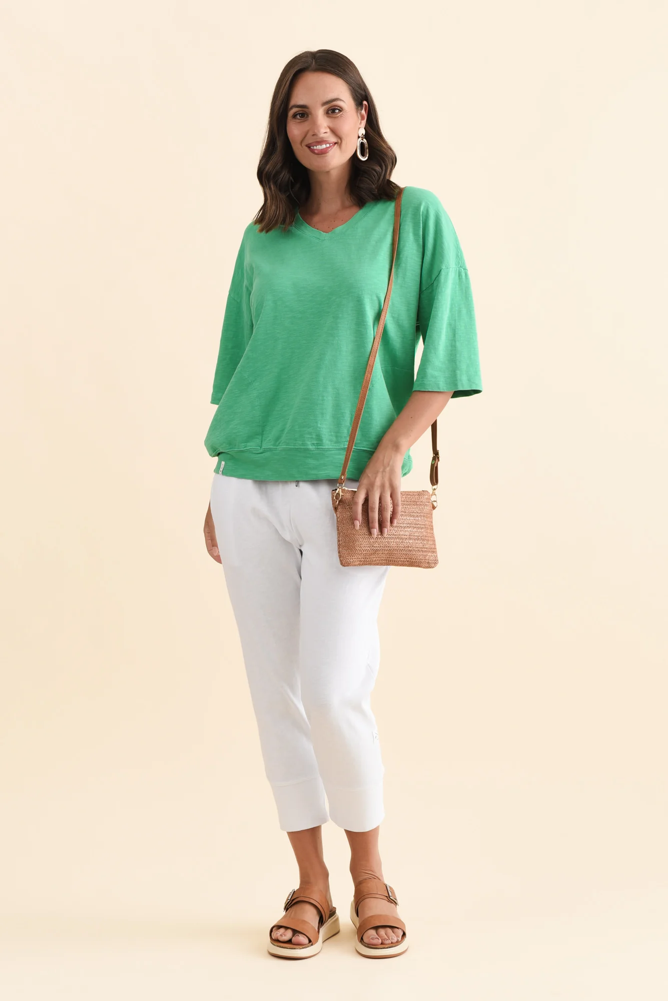 Fundamental Brunch White Cotton Sweatpants - Image 2