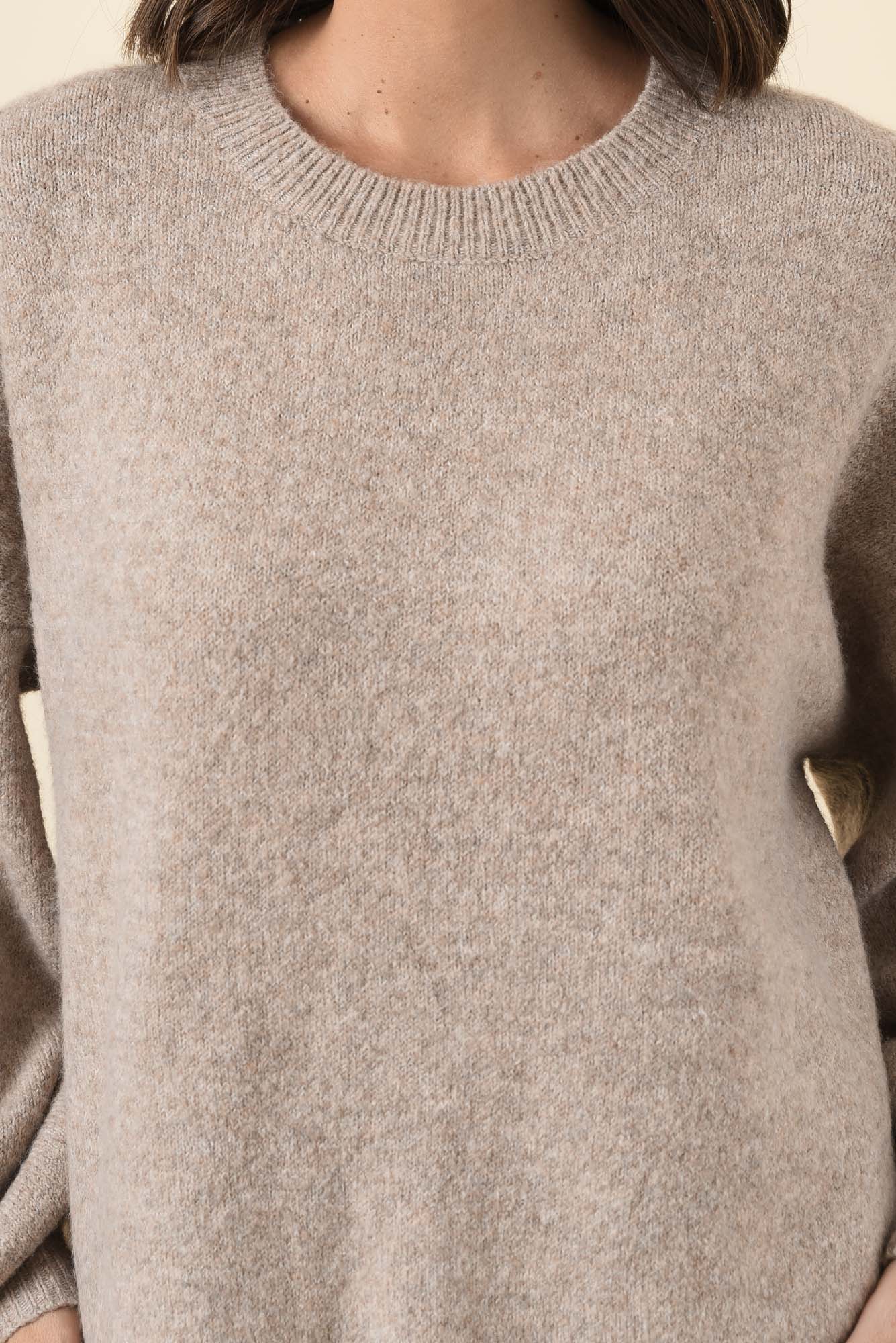Grady Beige Knit Jumper - Image 5