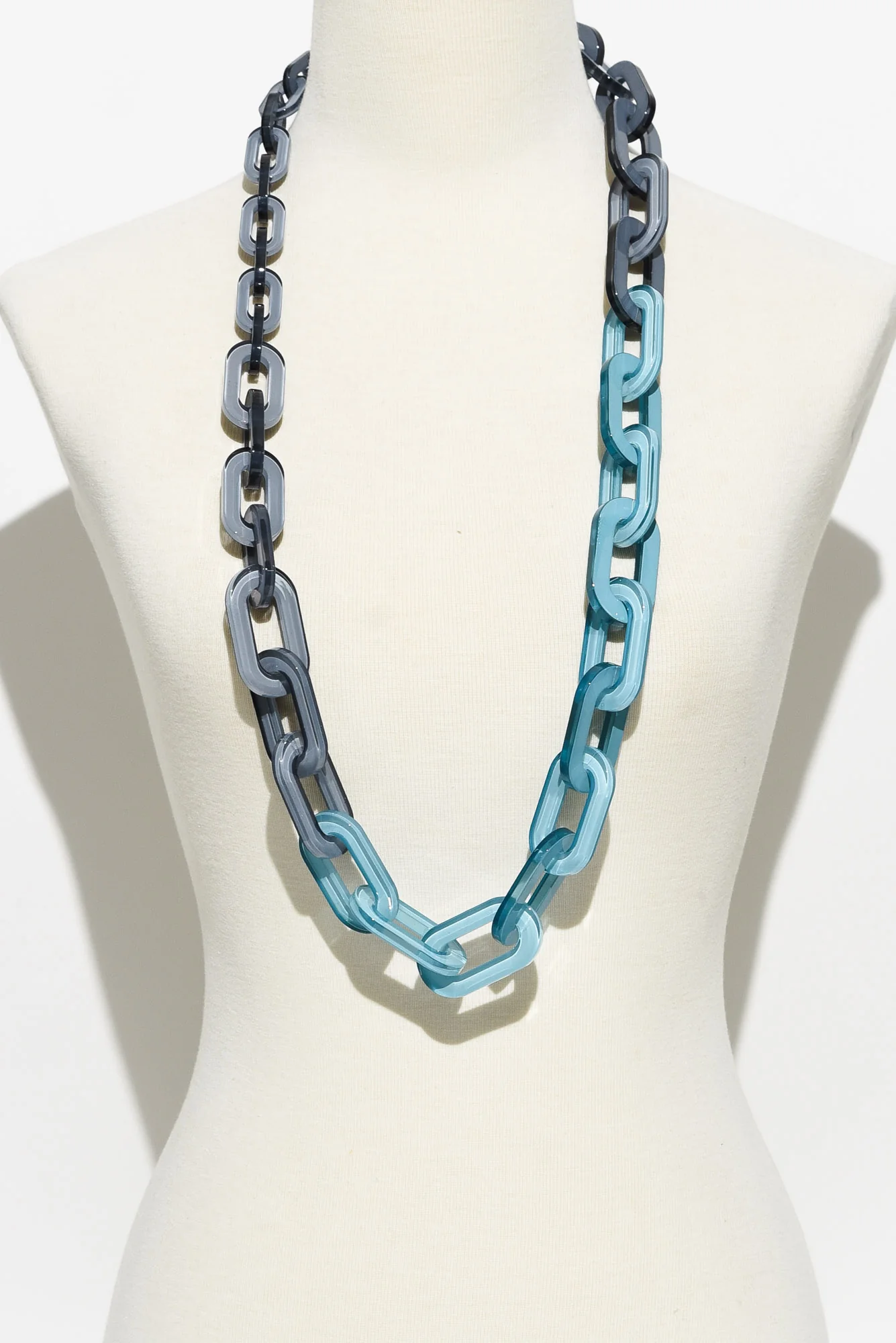 Hanoi Blue Linked Necklace - Image 2