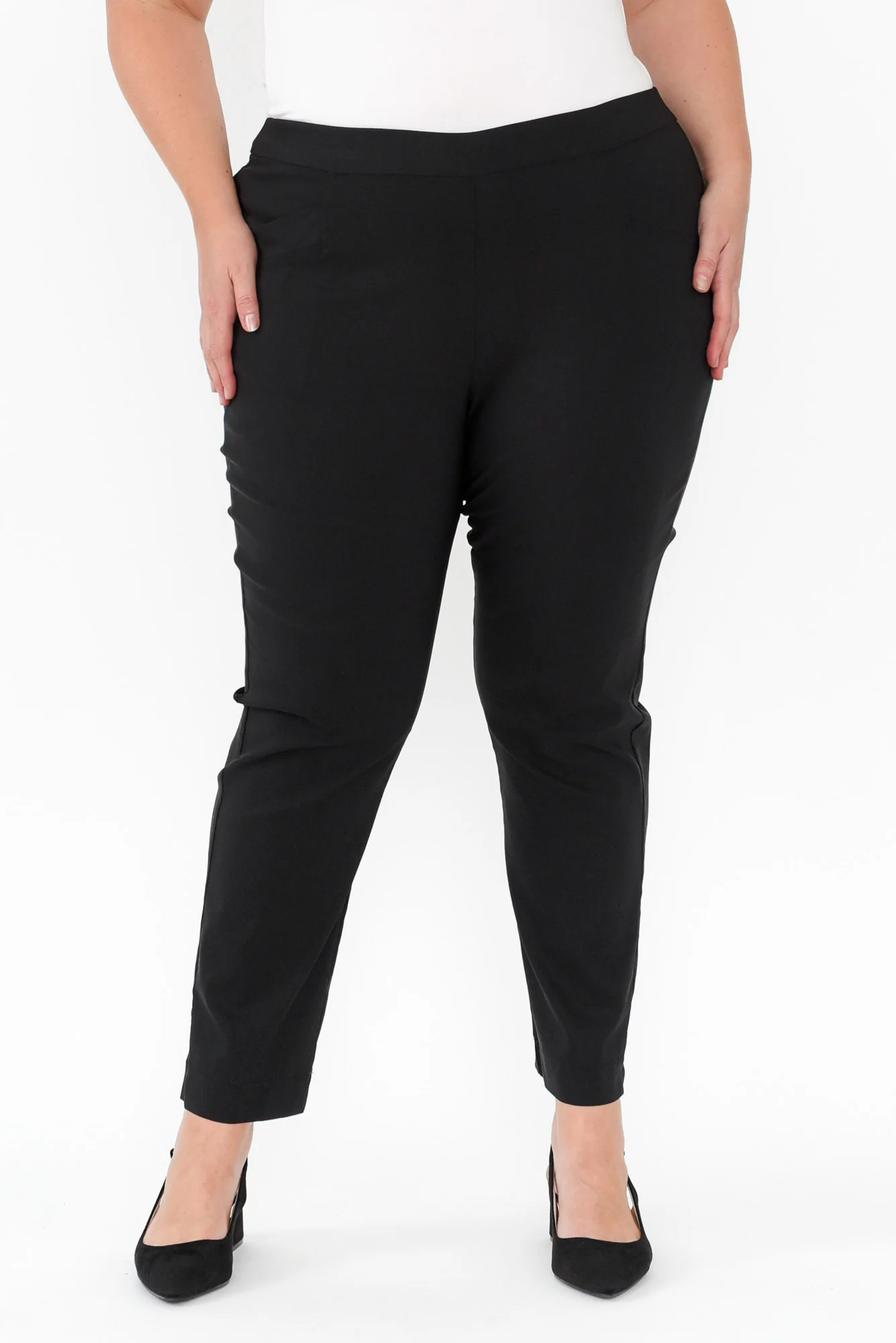 Harbour Black Stretch Pants - Image 7