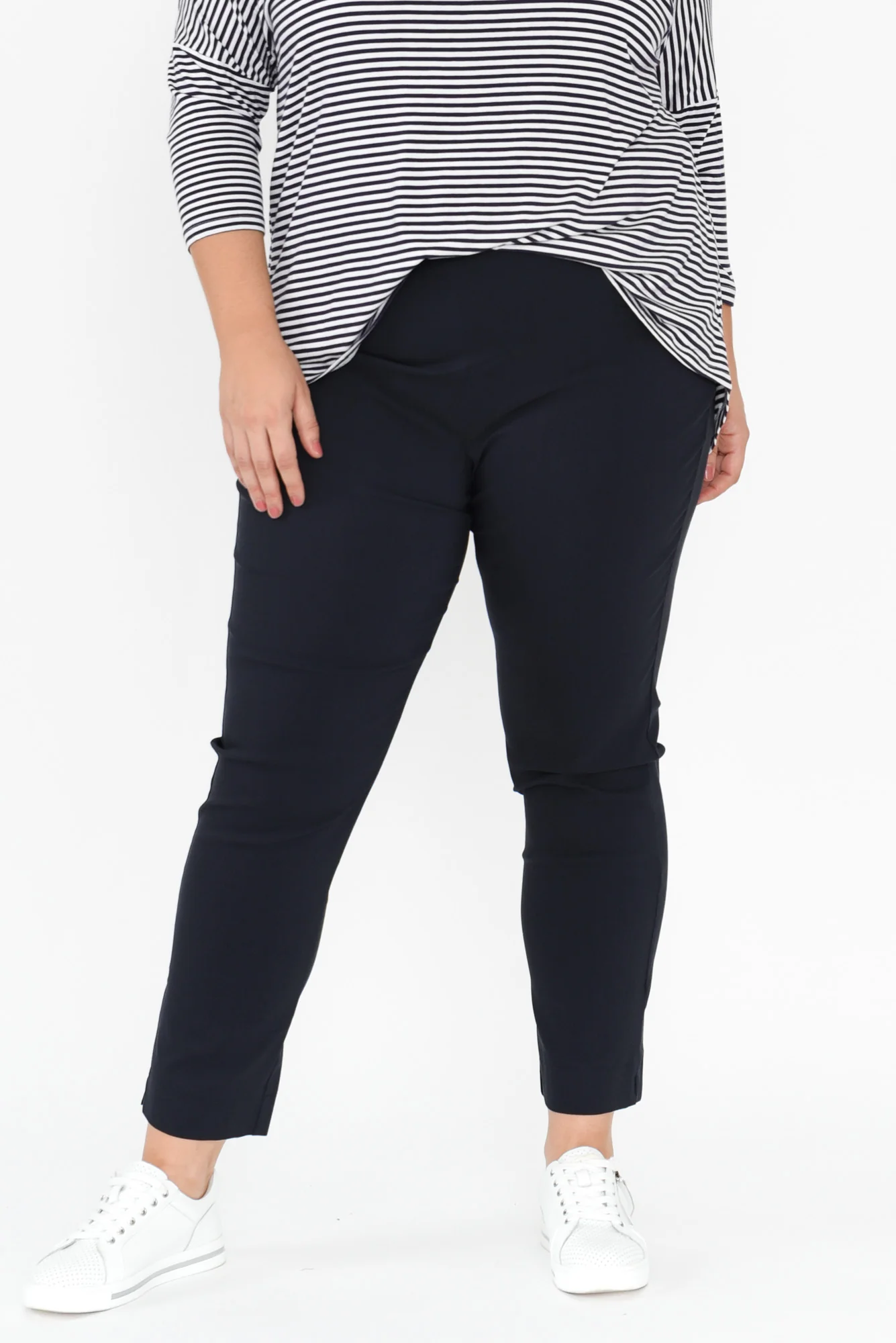 Harbour Navy Stretch Pants - Image 6