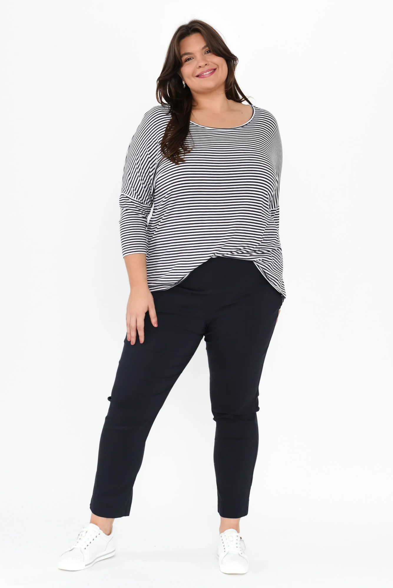 Harbour Navy Stretch Pants - Image 7