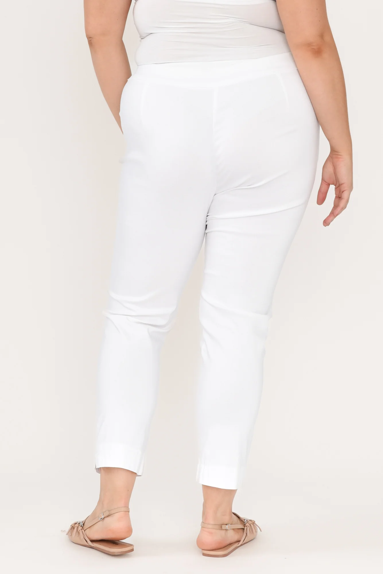 Harbour White Stretch Pants - Image 9