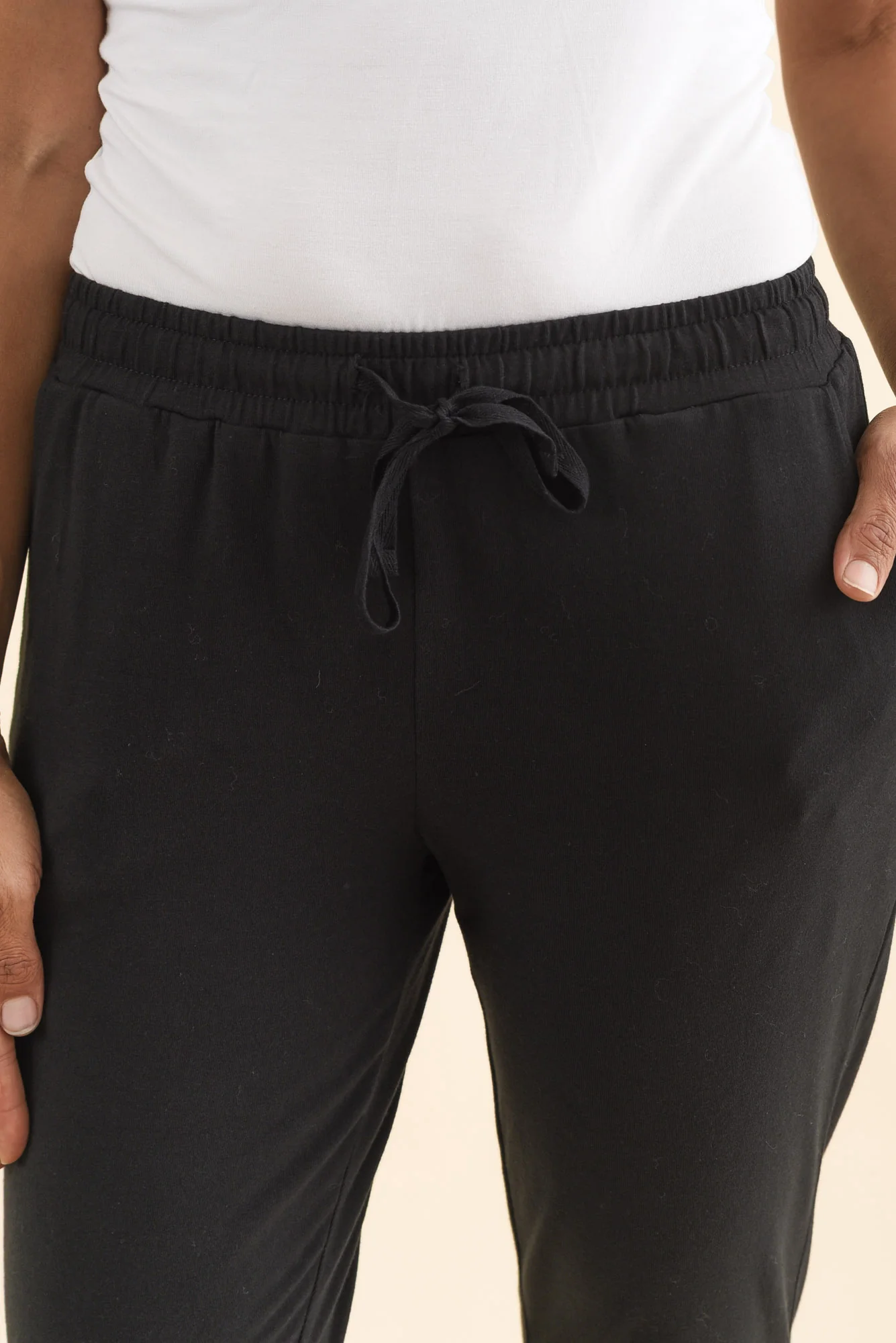 Heidi Black Cuffed Jogger Pants - Image 5