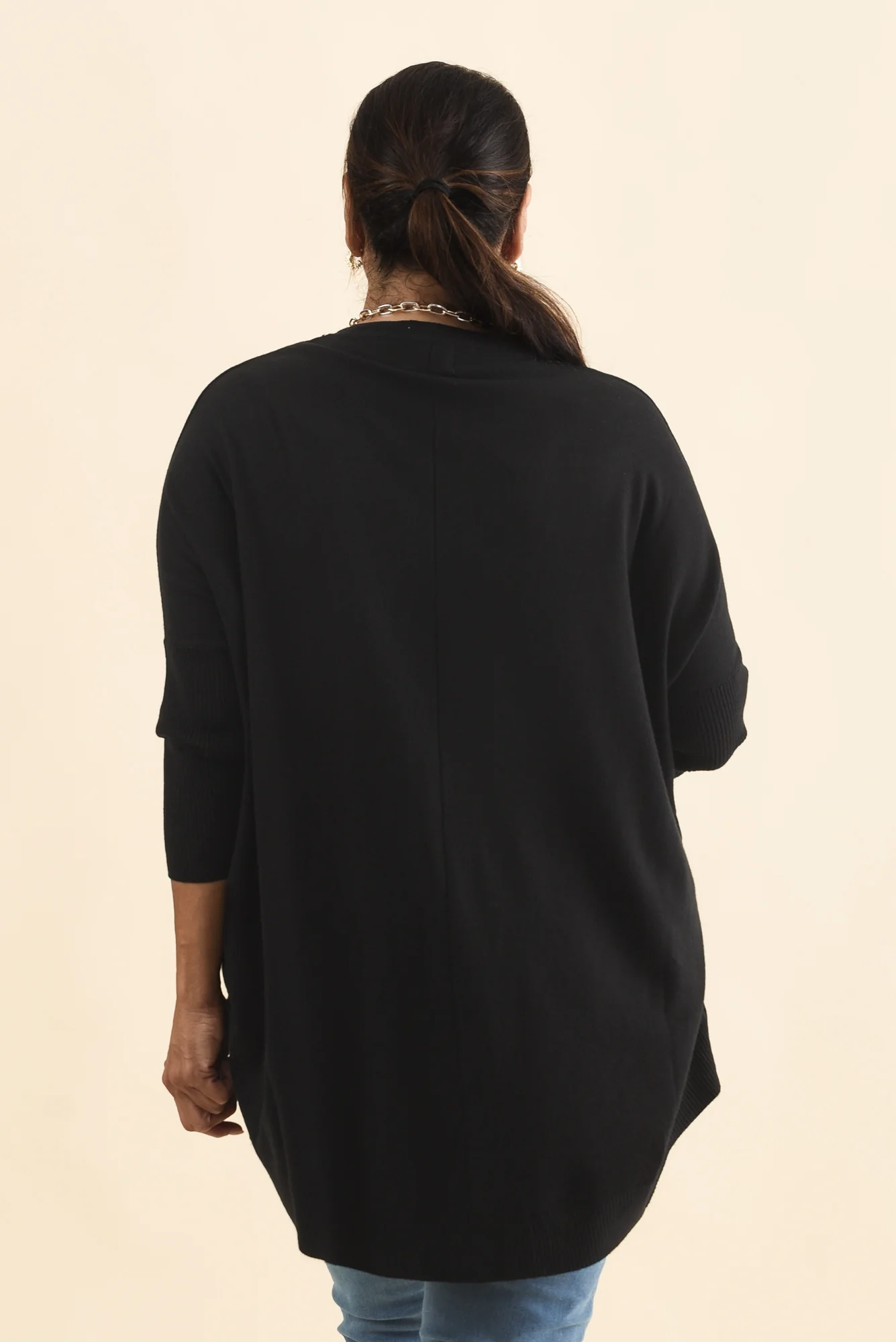 Helsinki Black Knit Pocket Jumper - Image 11