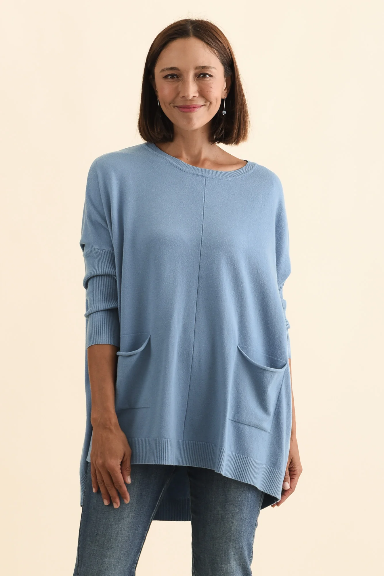 Helsinki Steel Knit Pocket Jumper - Image 2