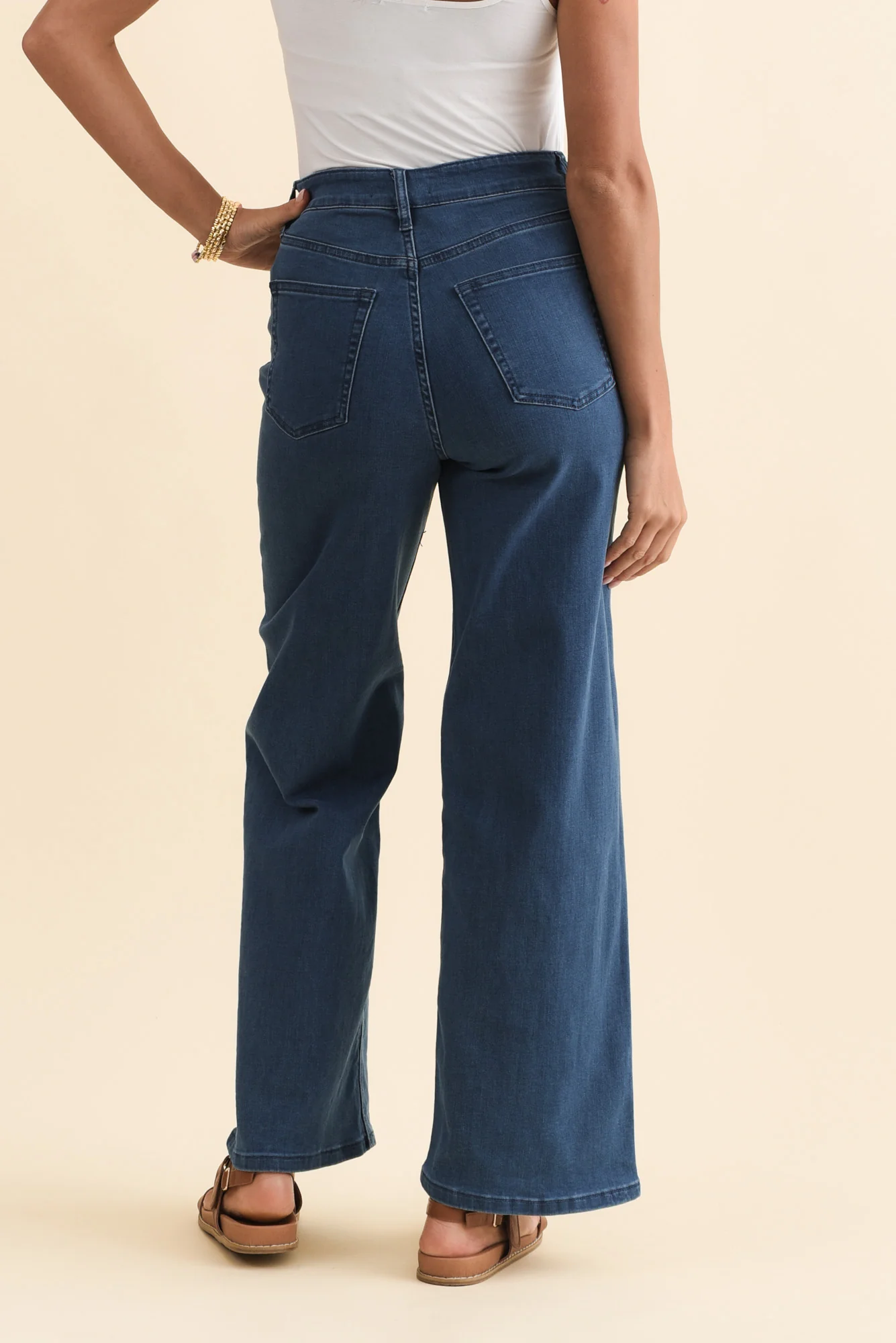 Imogen Blue Straight Leg Jeans - Image 5