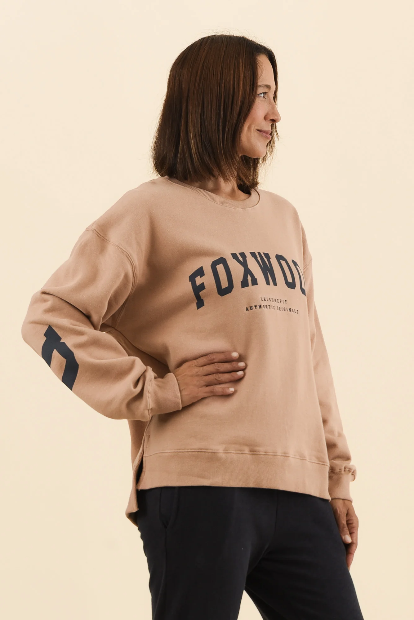 Interval Tan Crewneck Sweatshirt - Image 3