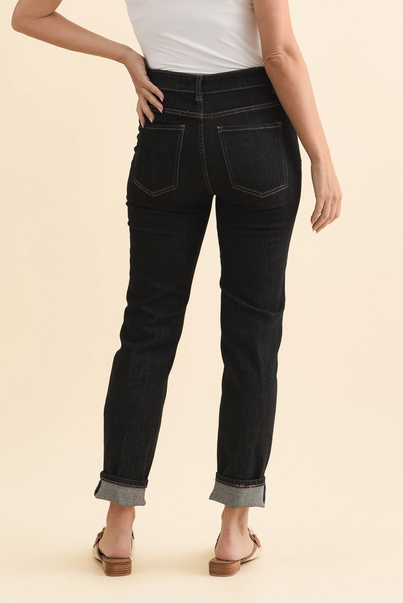 James Black Denim Stretch Jeans - Image 4