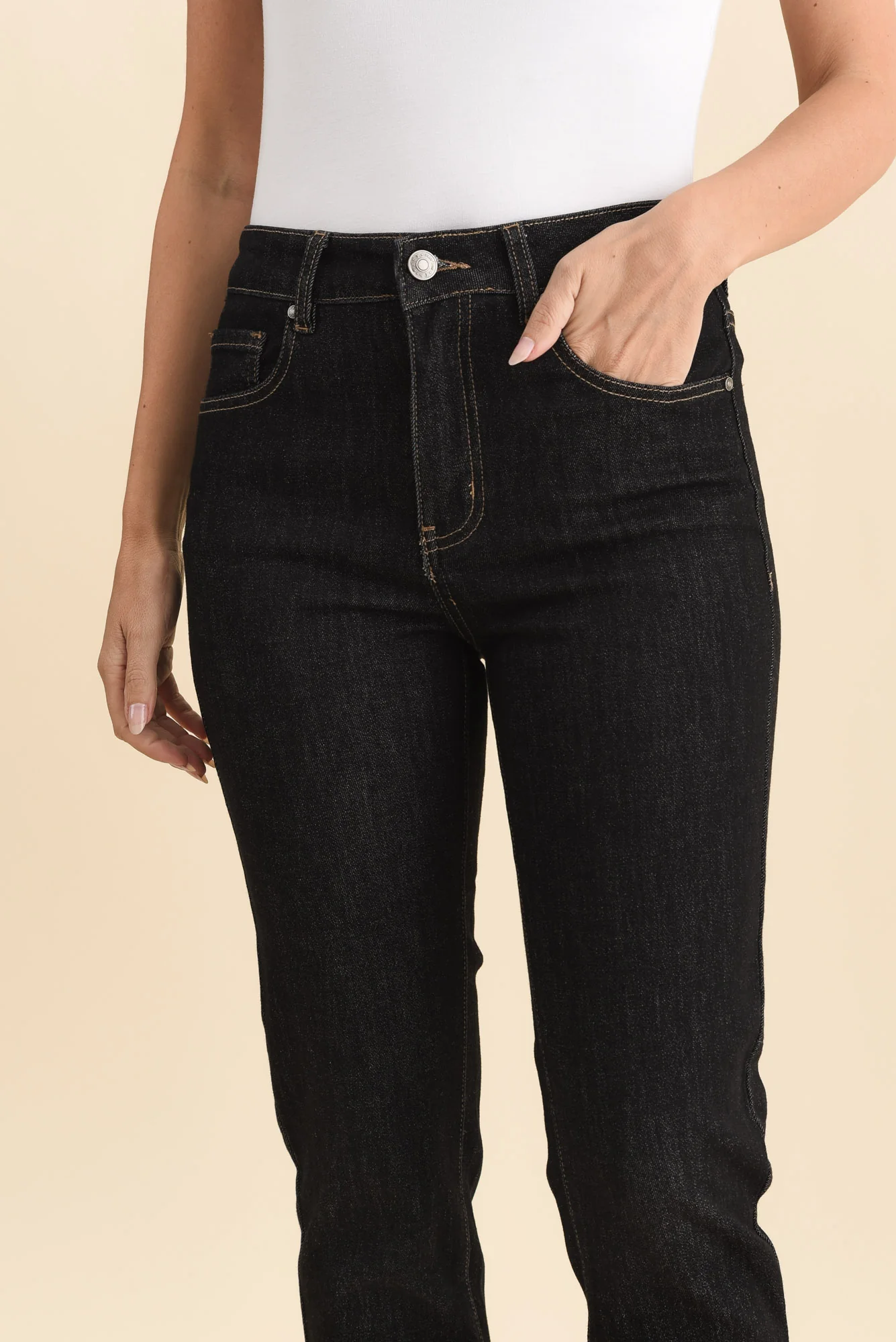 James Black Denim Stretch Jeans - Image 5
