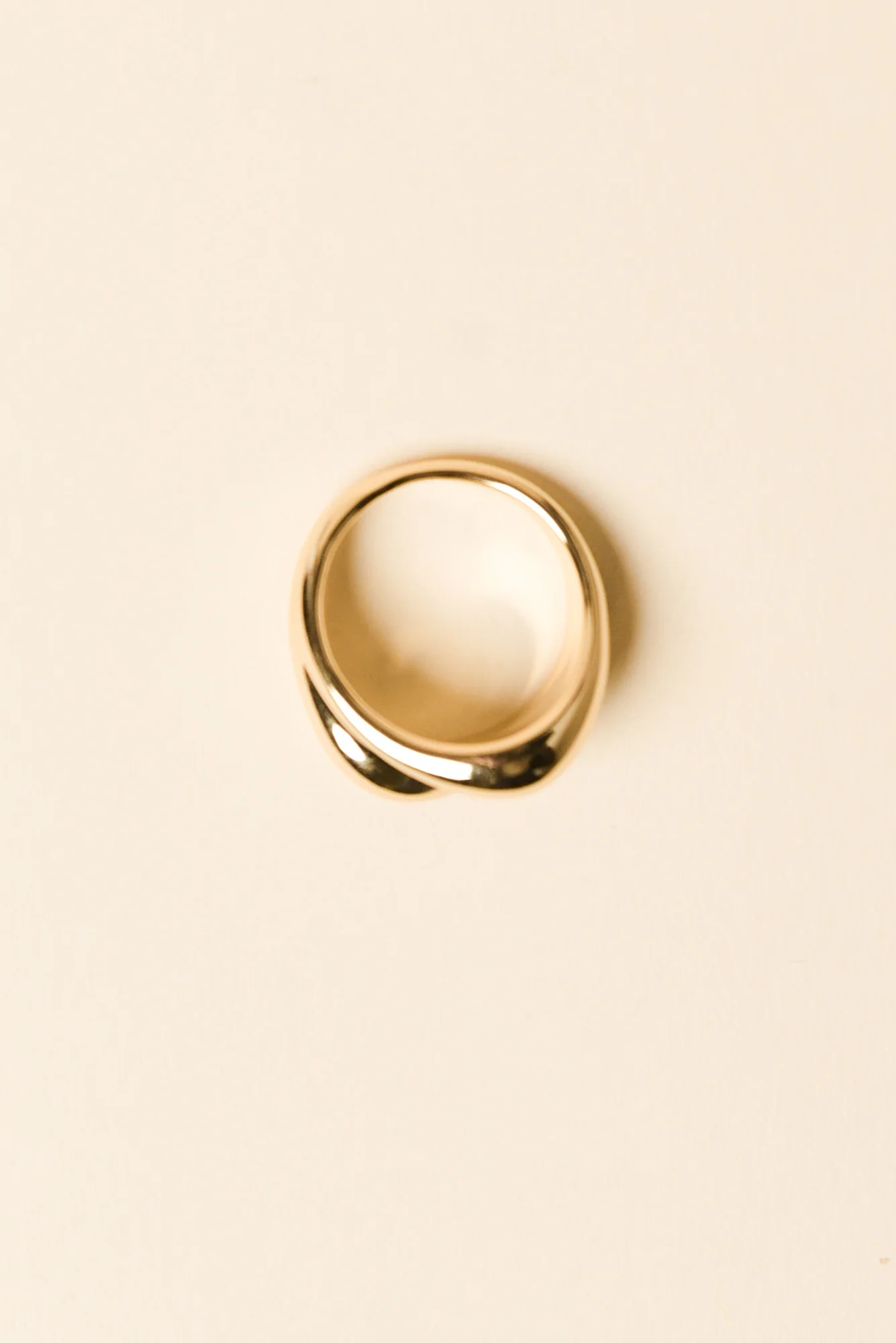 Jem Gold Double Band Ring - Image 3
