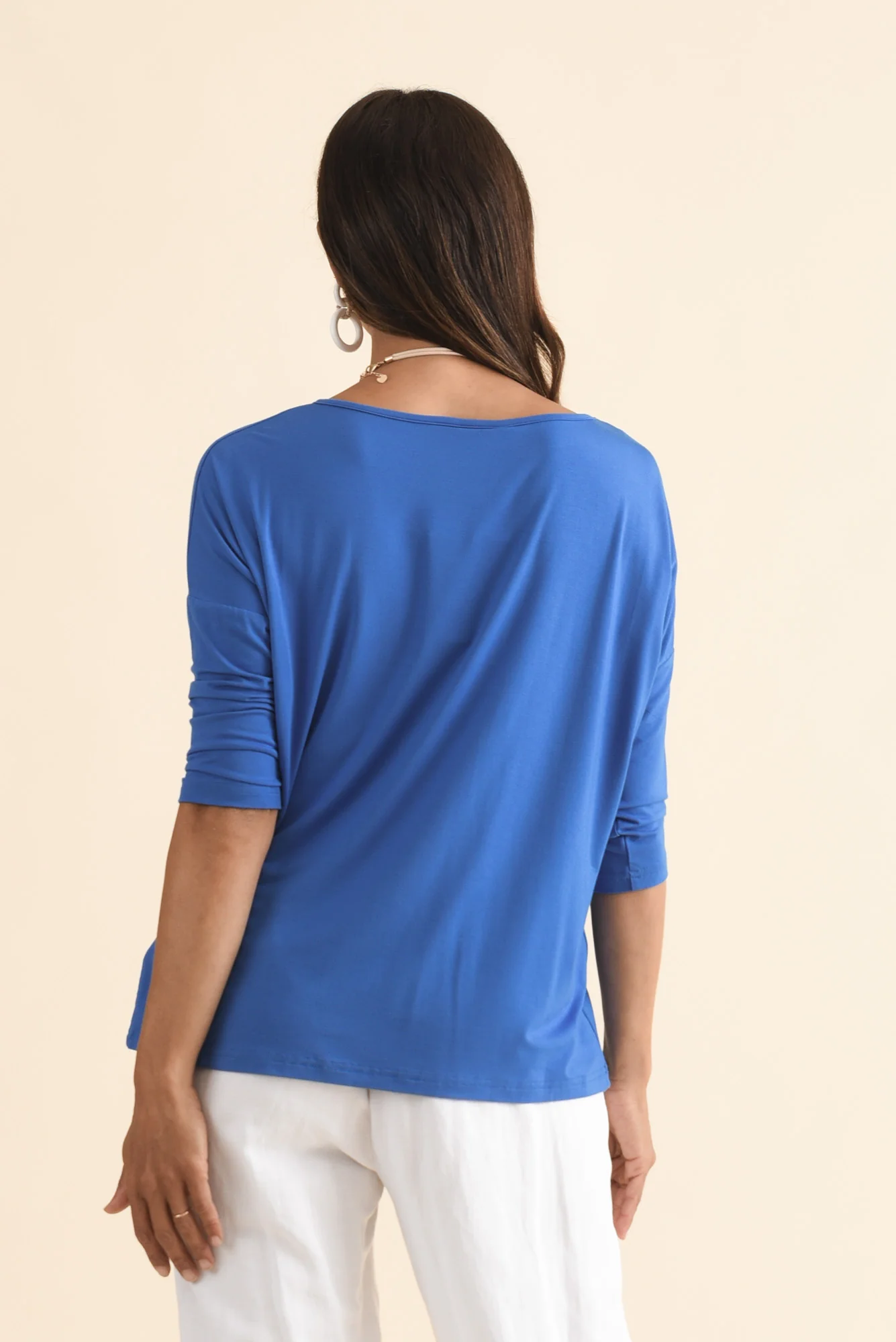 Josette Blue Bamboo Top - Image 5