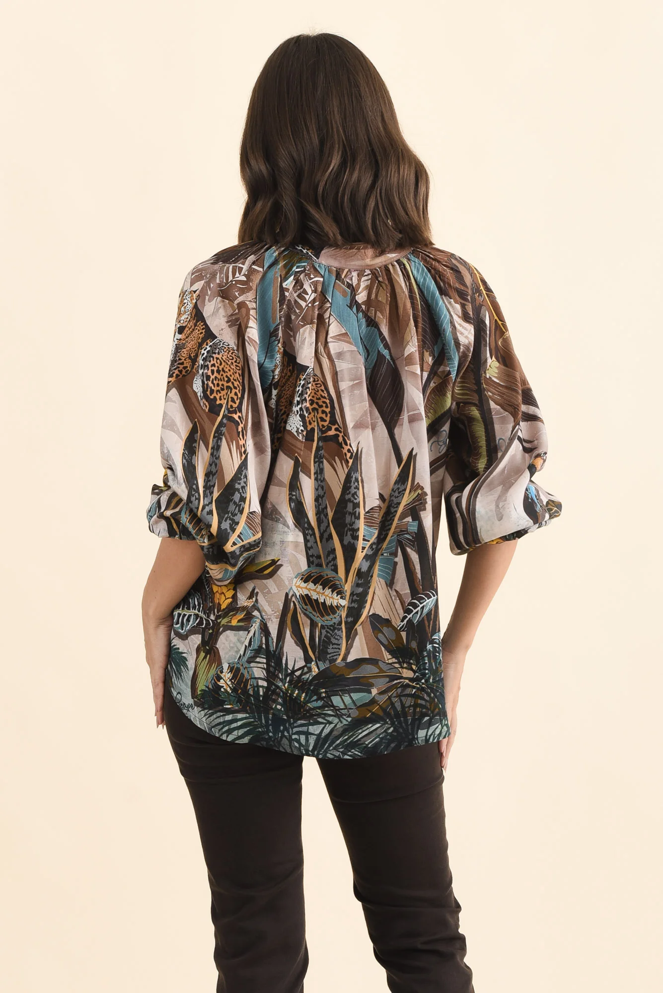 Katene Brown Jungle Tassel Top - Image 4