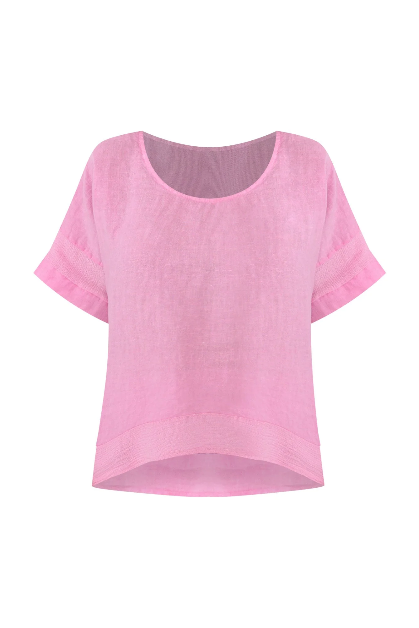 Kaya Pink Linen Top - Image 2
