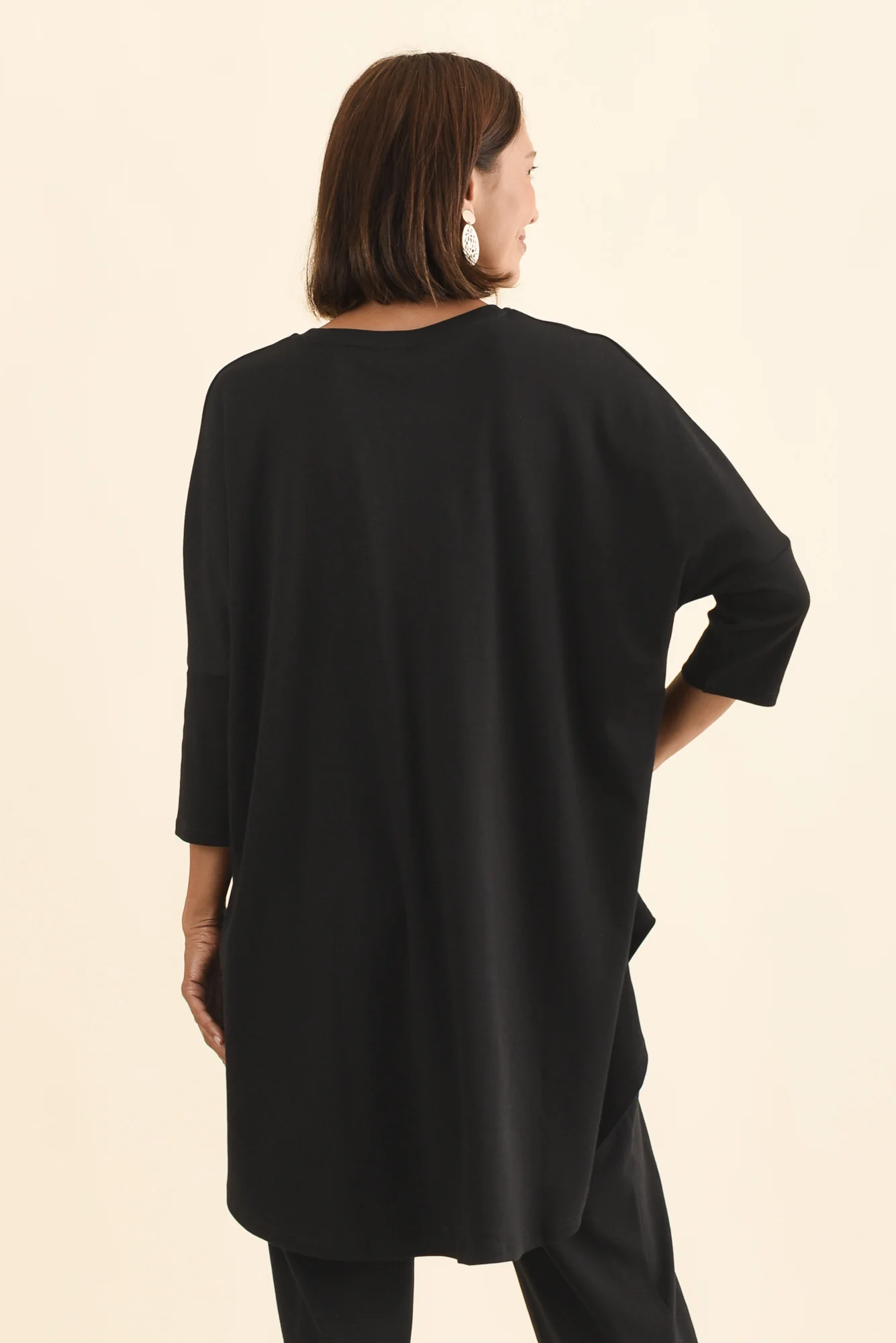 Keiran Black Stripe Cotton Top - Image 4