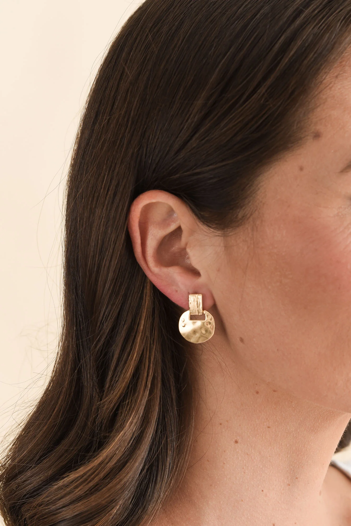 Kherson Gold Drop Earrings - Image 2