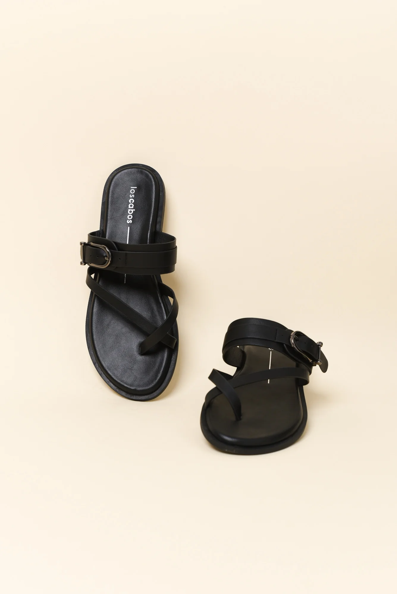 Kooning Black Buckle Slide - Image 2