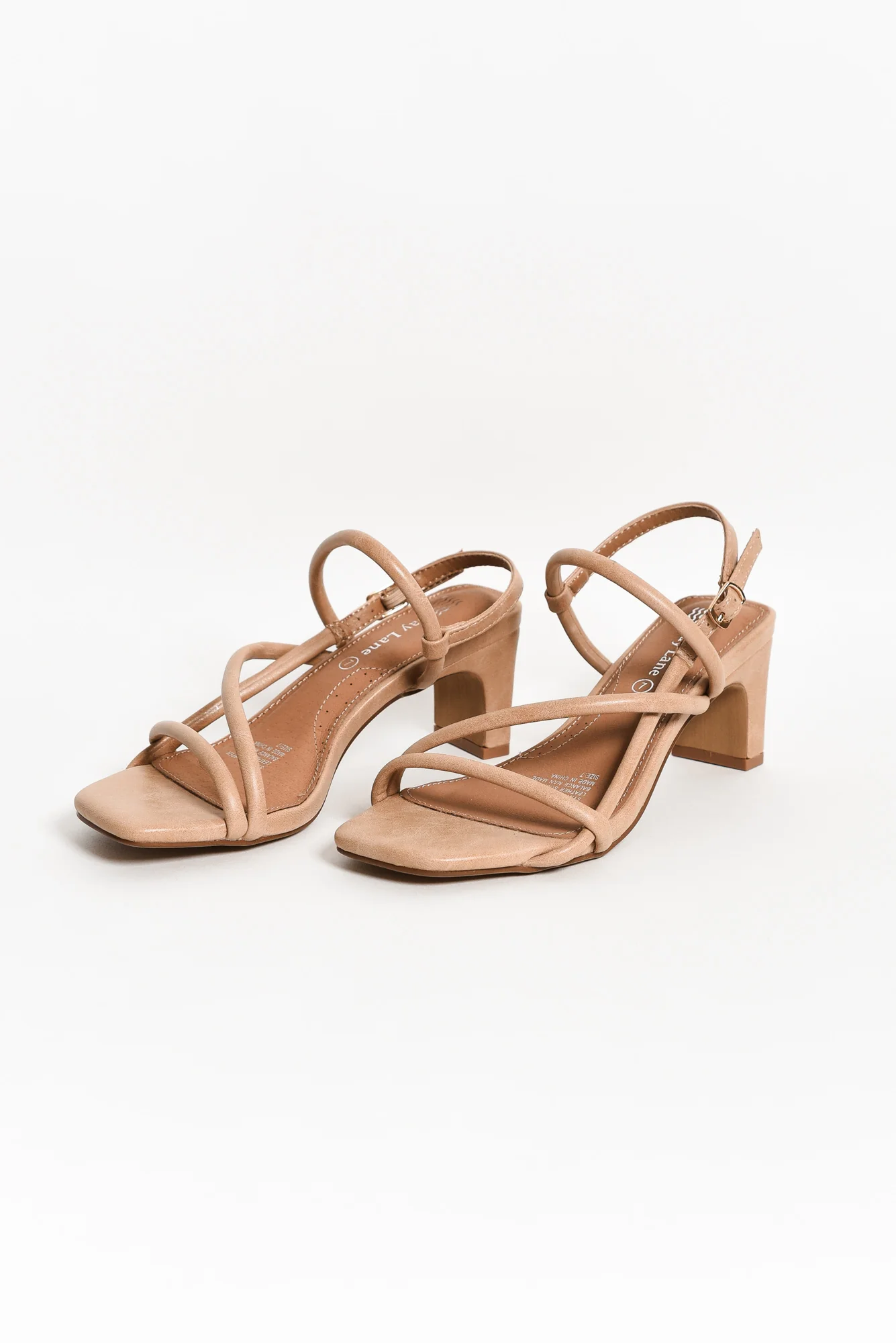 Krystal Nude Crossover Heel - Image 3