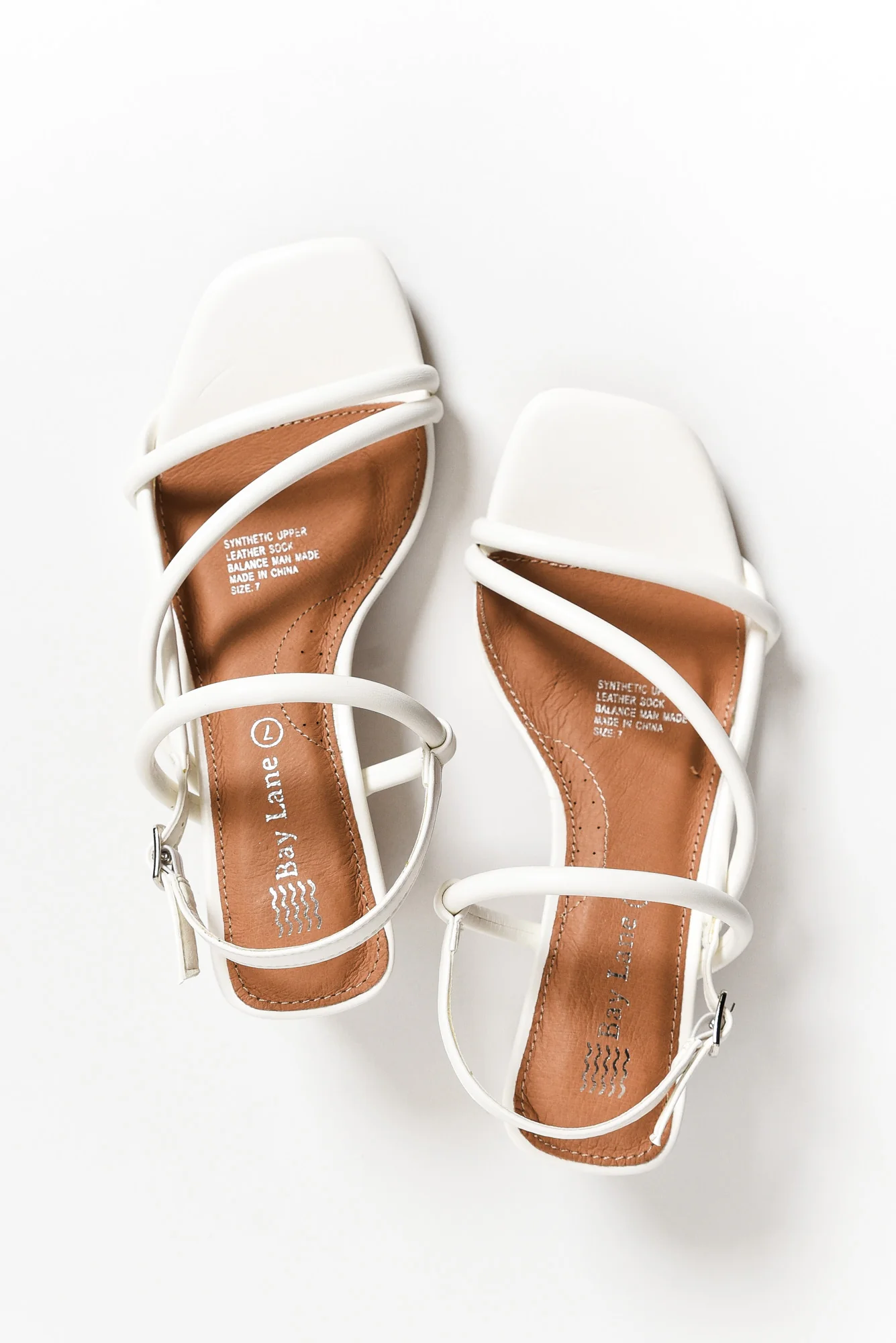 Krystal White Crossover Heel - Image 5