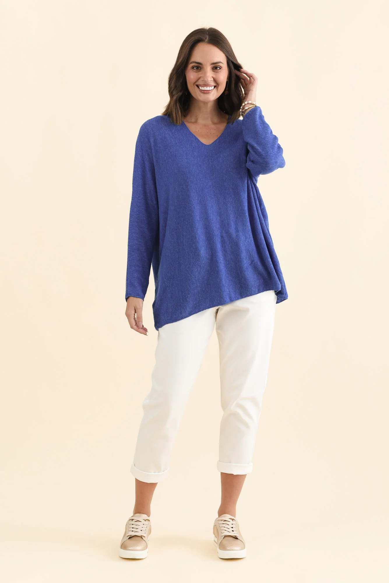 Lakin Blue Knit Jumper - Image 6