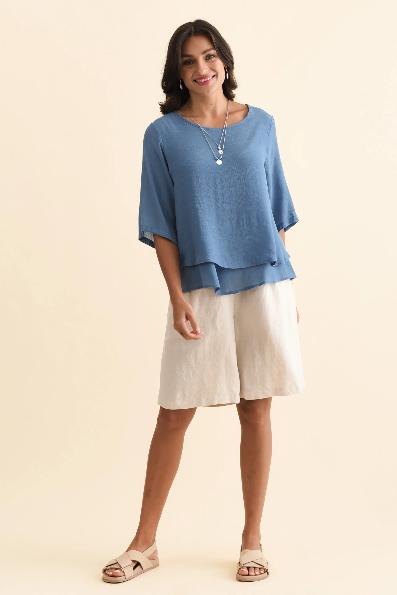 Liora Steel Layered Top - Image 7