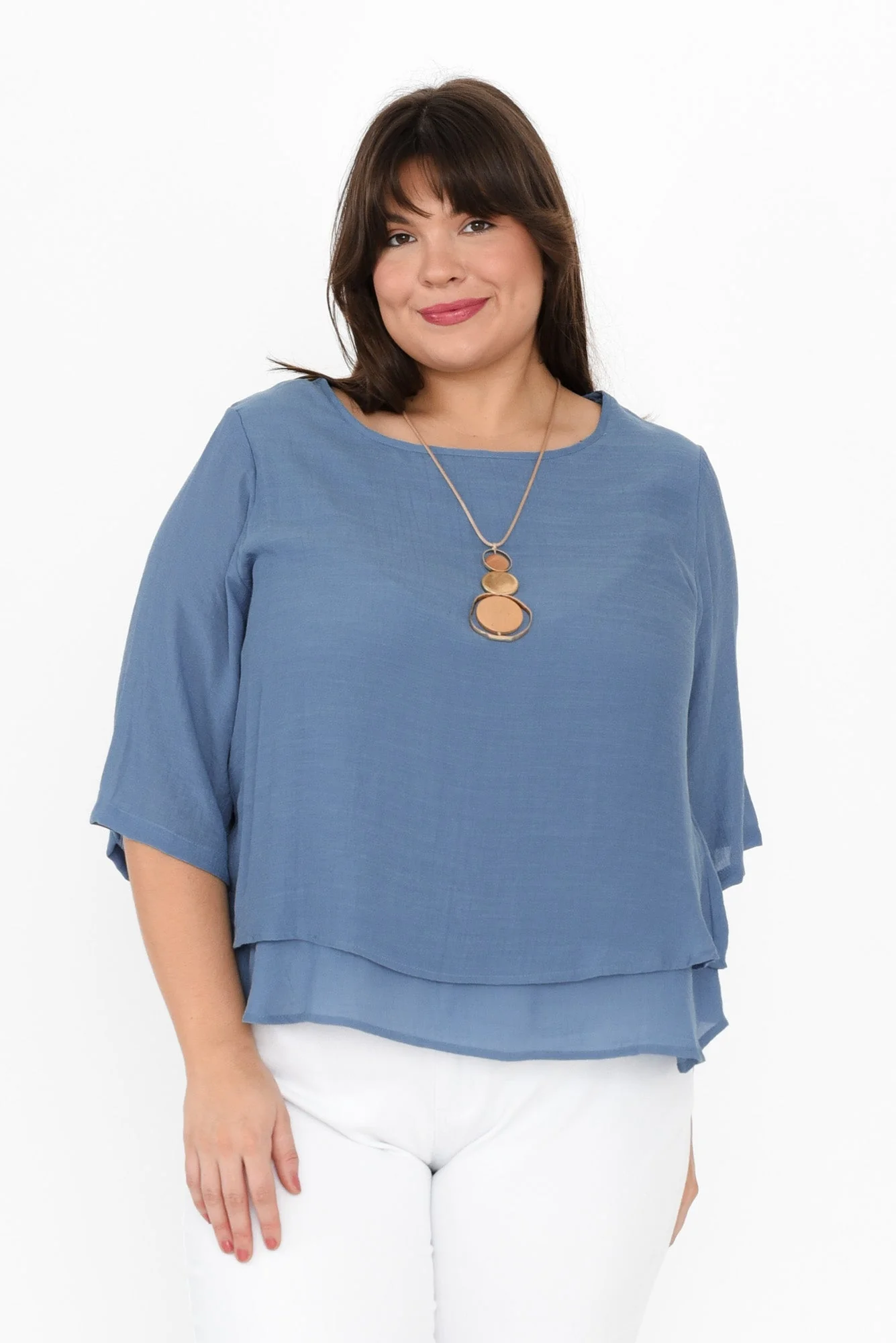 Liora Steel Layered Top - Image 8