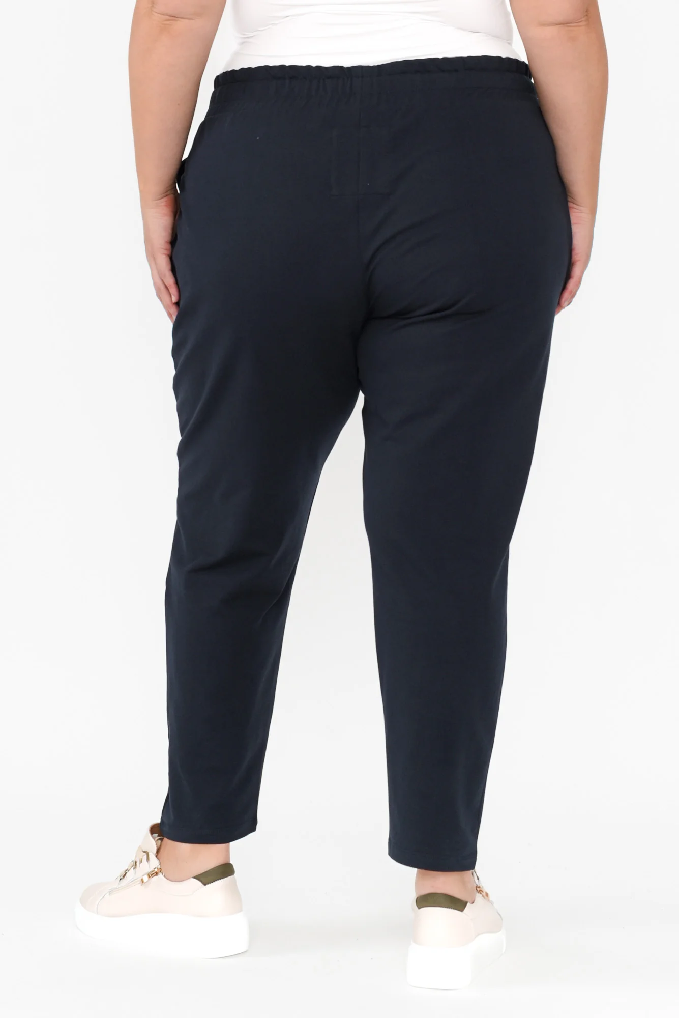 Lobby Navy Cotton Relaxed Sweatpants - Image 11