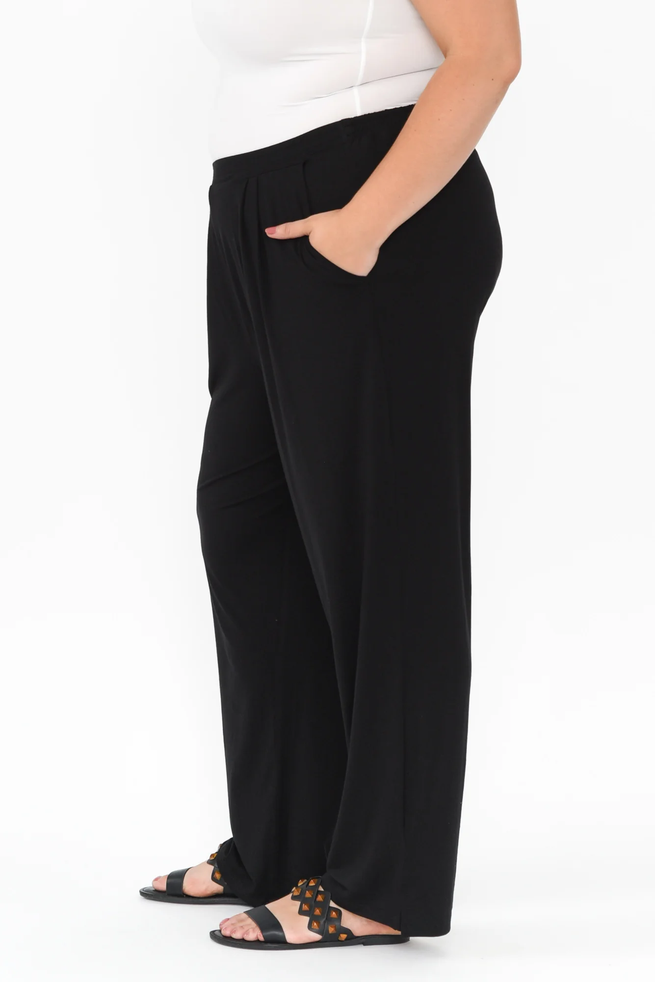 Lopez Black Pocket Pants - Image 9