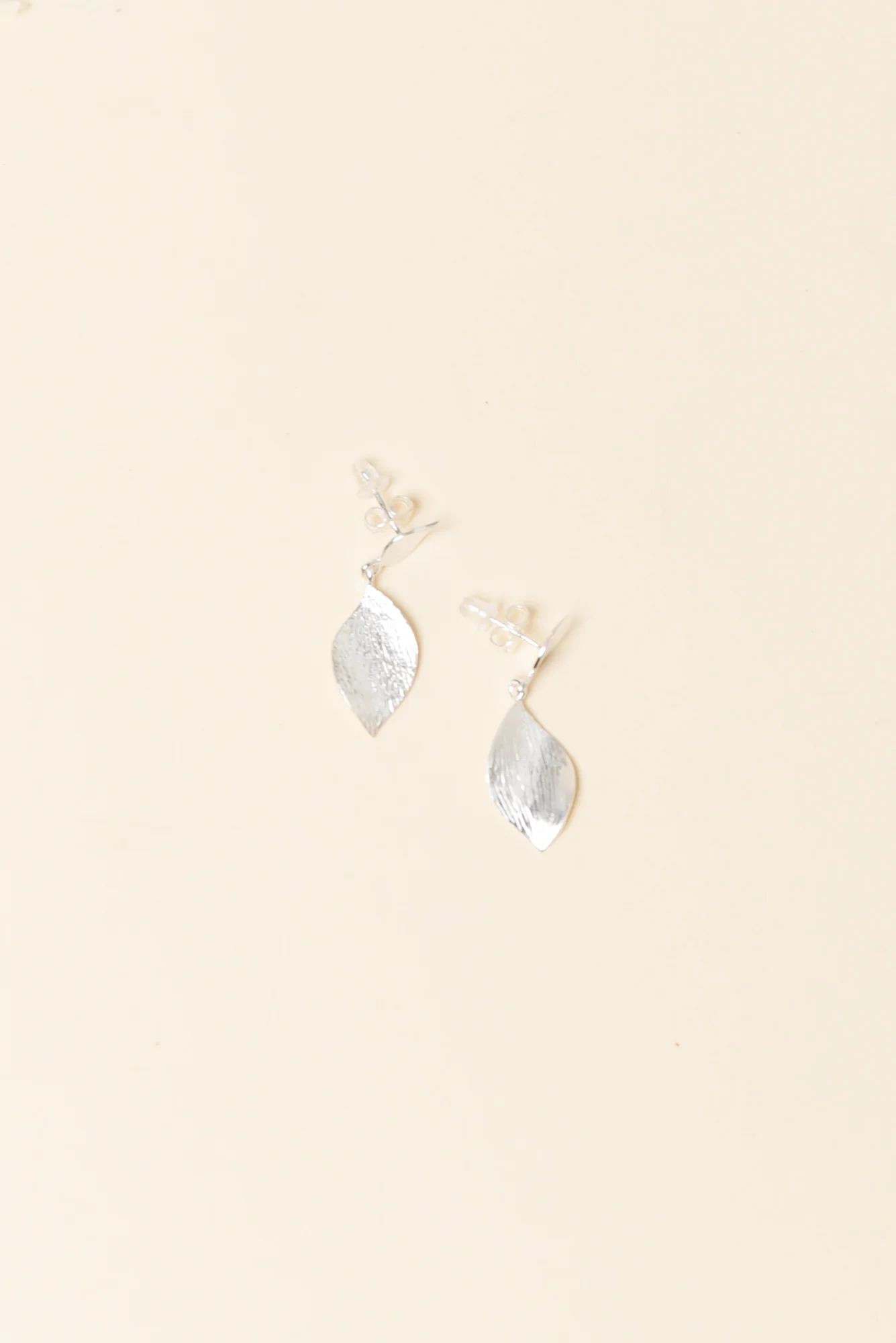 Lyndall Silver Leaf Drop Earrings