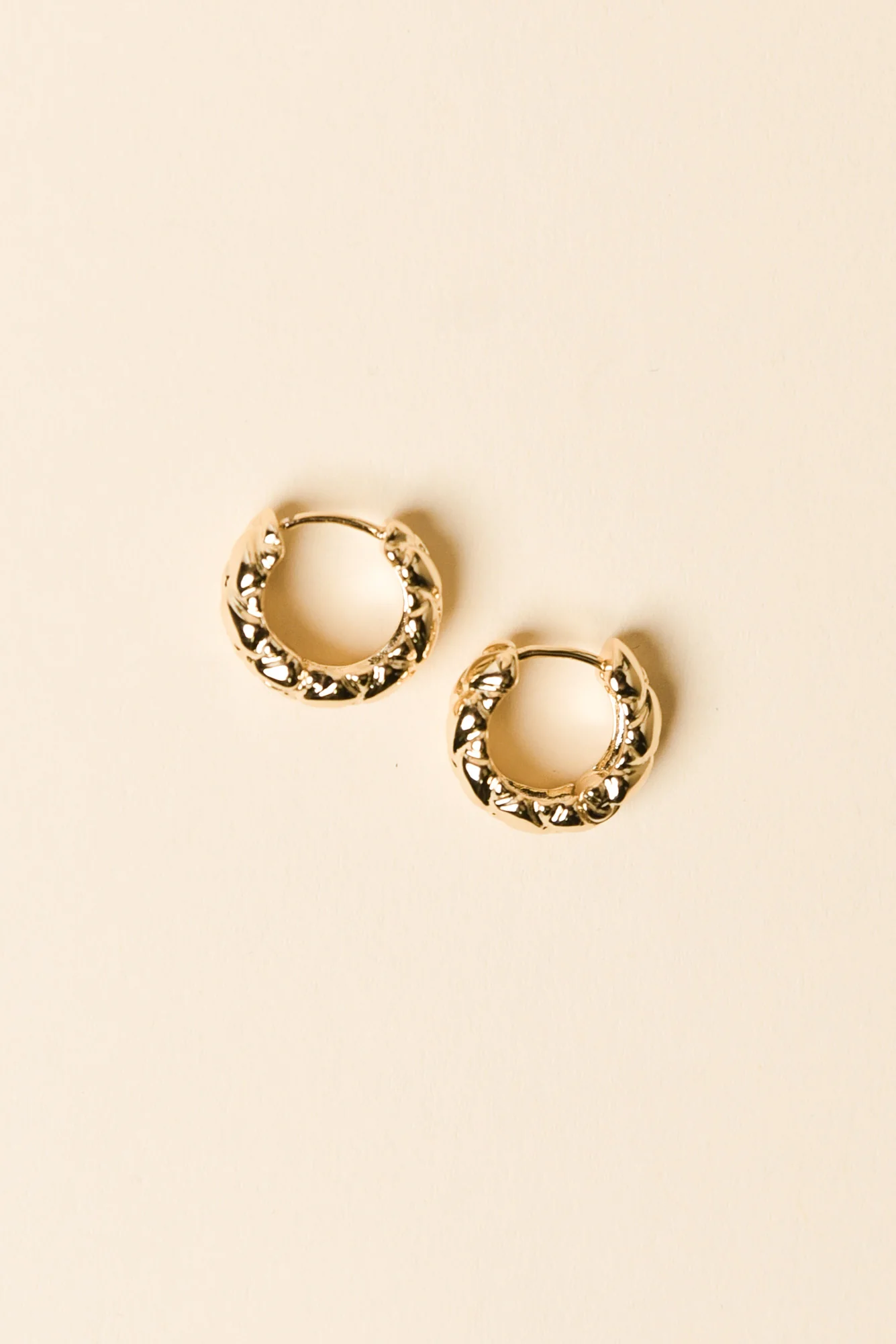 Macy Gold Huggie Earrings