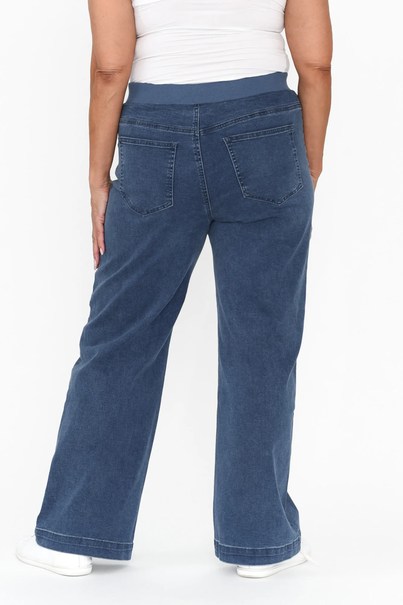 Maddy Blue Straight Leg Jeans - Image 10