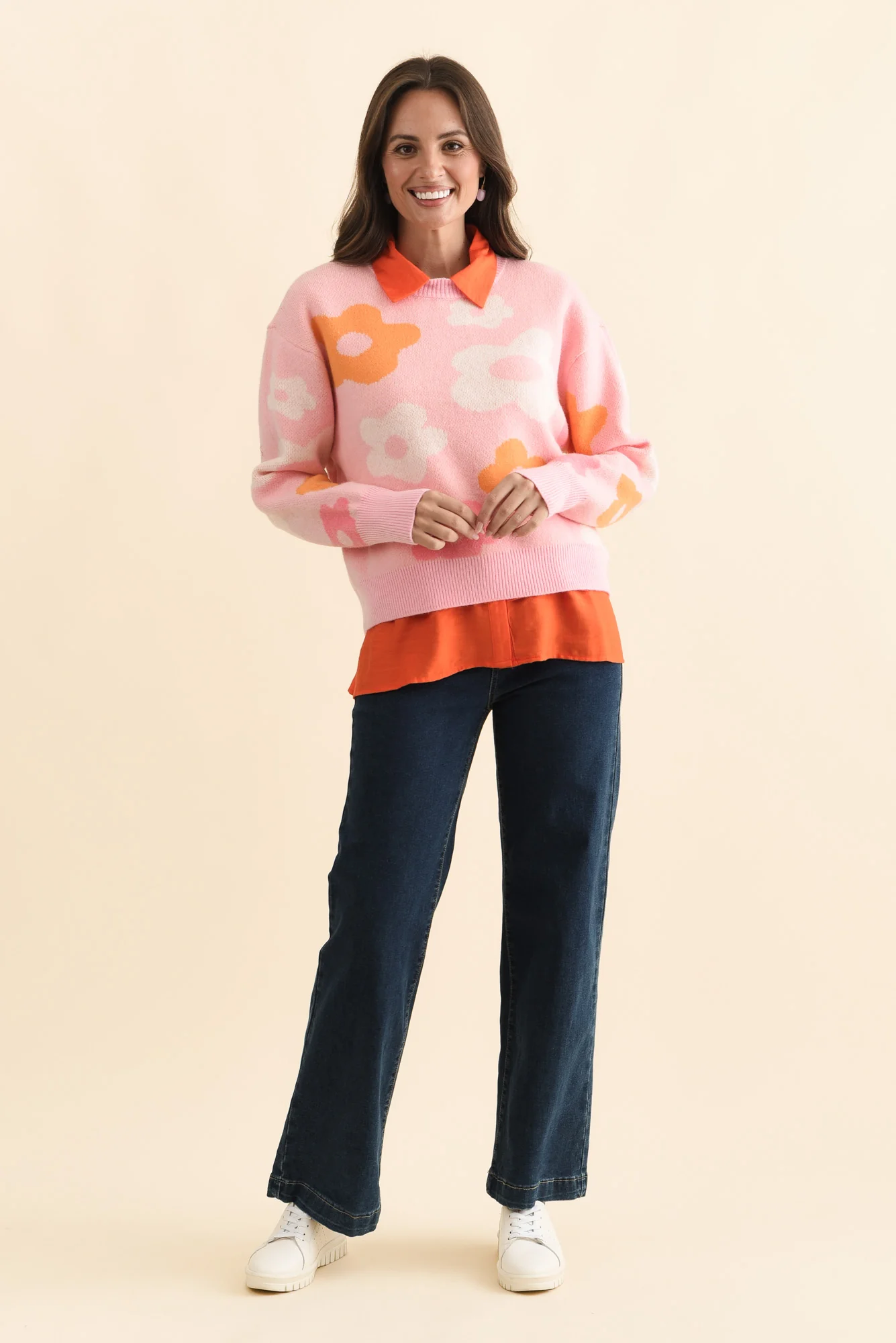Maddy Dark Blue Straight Leg Jeans - Image 7