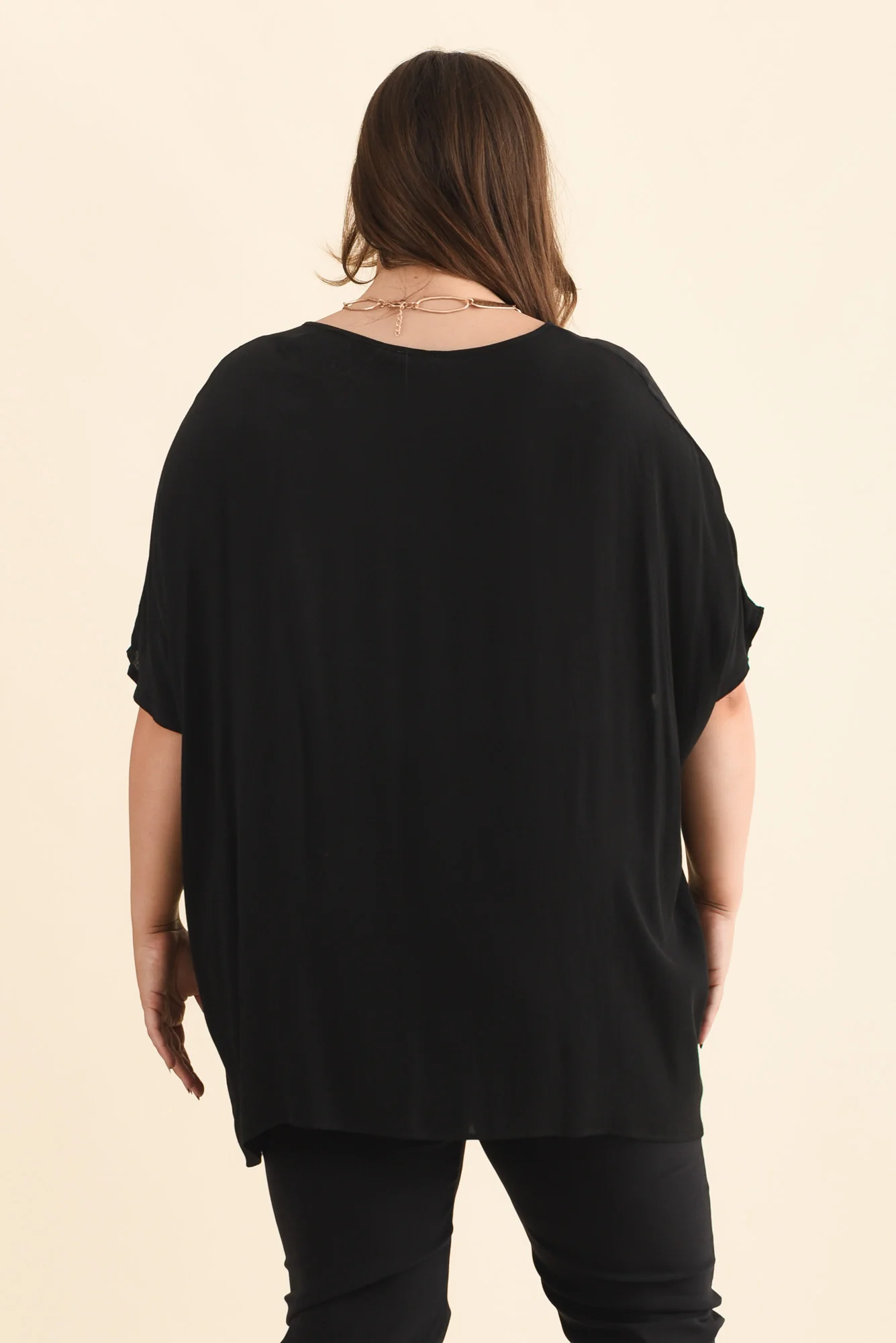 Mali Black Drape Top - Image 12