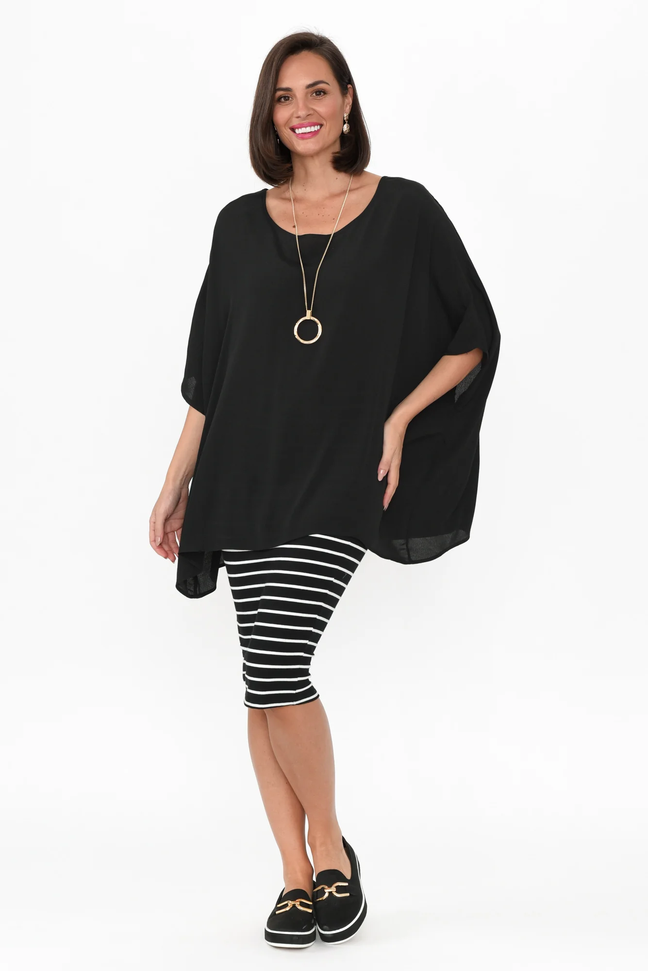 Mali Black Drape Top - Image 8