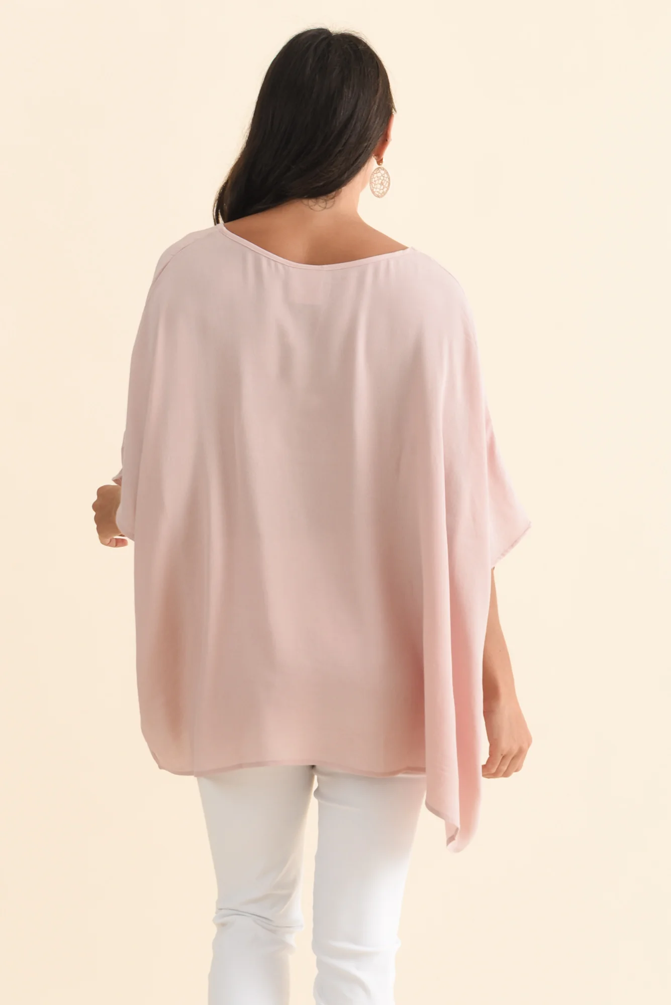 Mali Light Pink Drape Top - Image 4