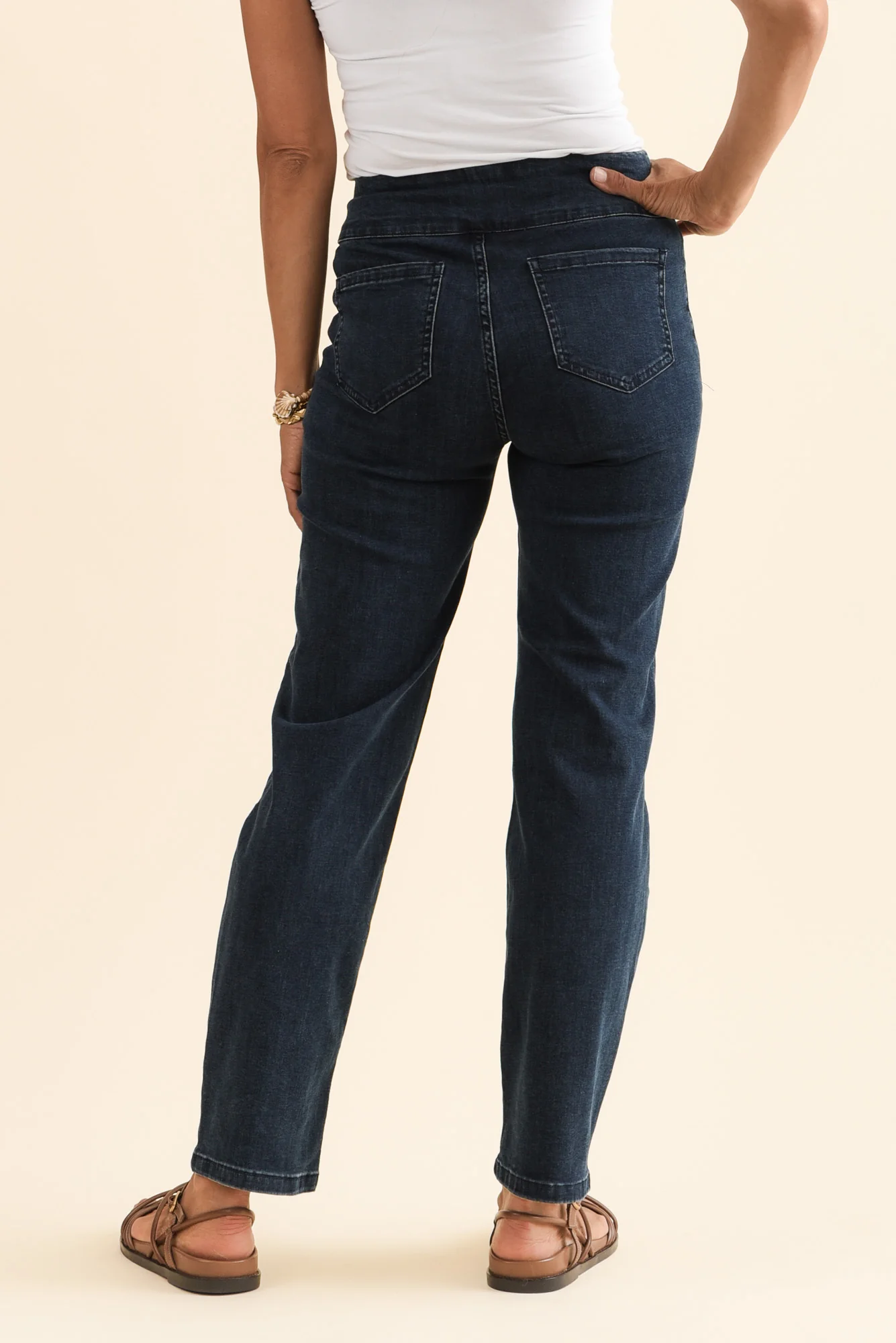 Mallory Dark Denim Stretch Jeans - Image 5