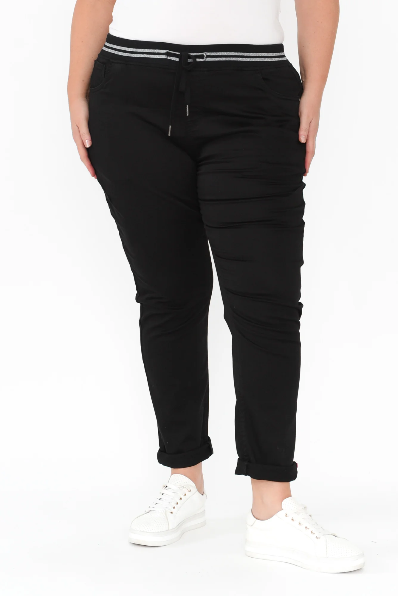Margo Black Drawstring Pants - Image 11