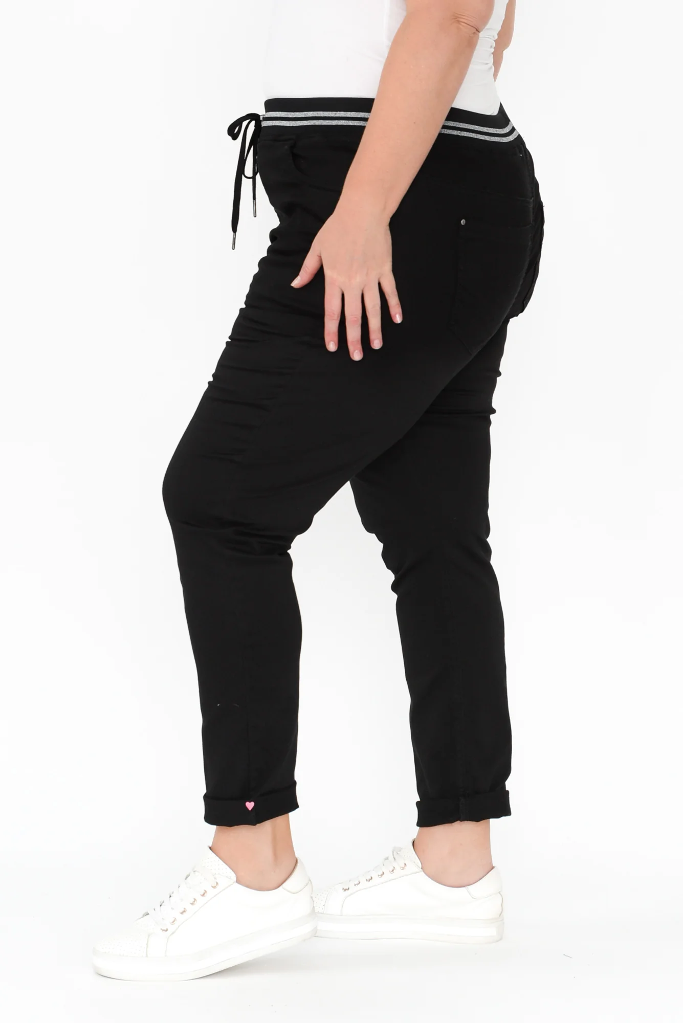 Margo Black Drawstring Pants - Image 13