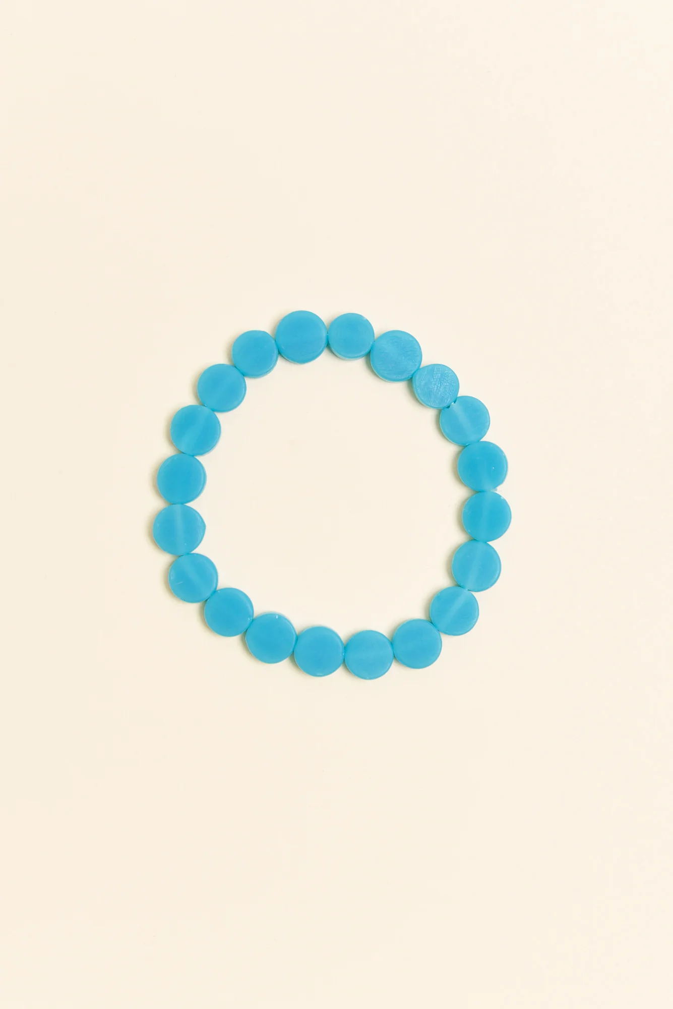 Mari Aqua Resin Beaded Bracelet