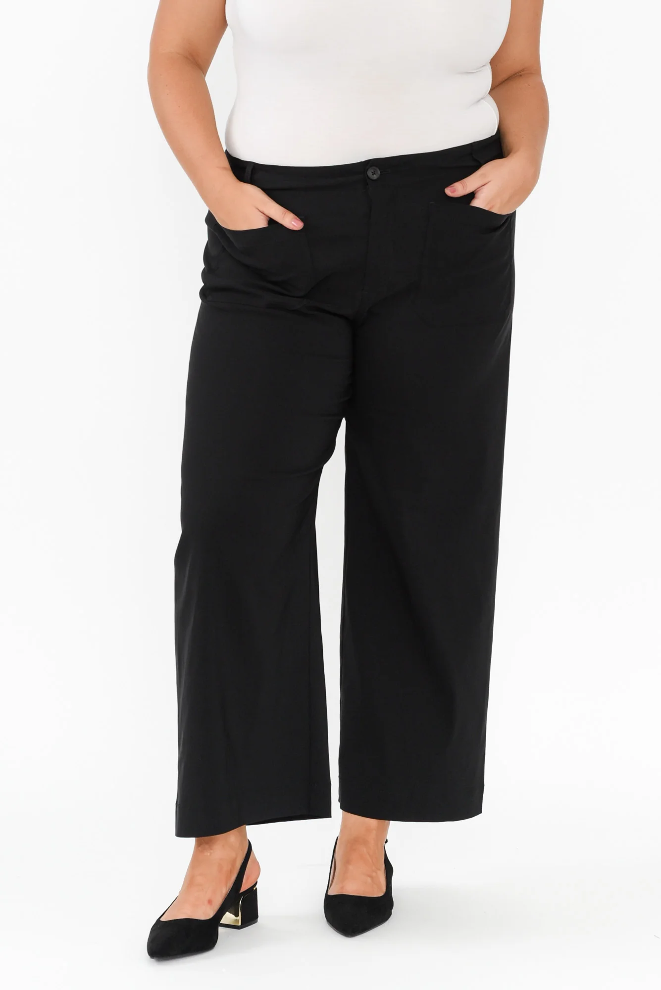 Marine Black Straight Leg Pants - Image 12