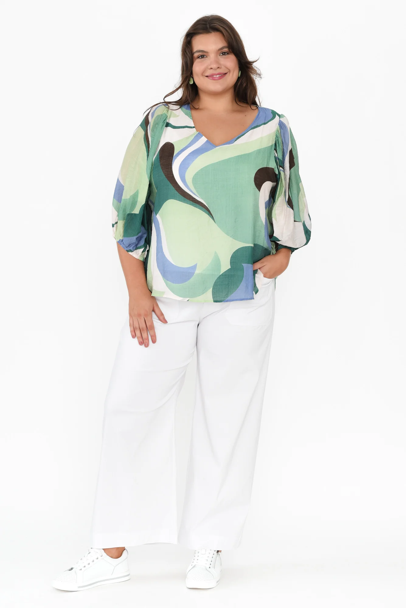 Marine White Straight Leg Pants - Image 11